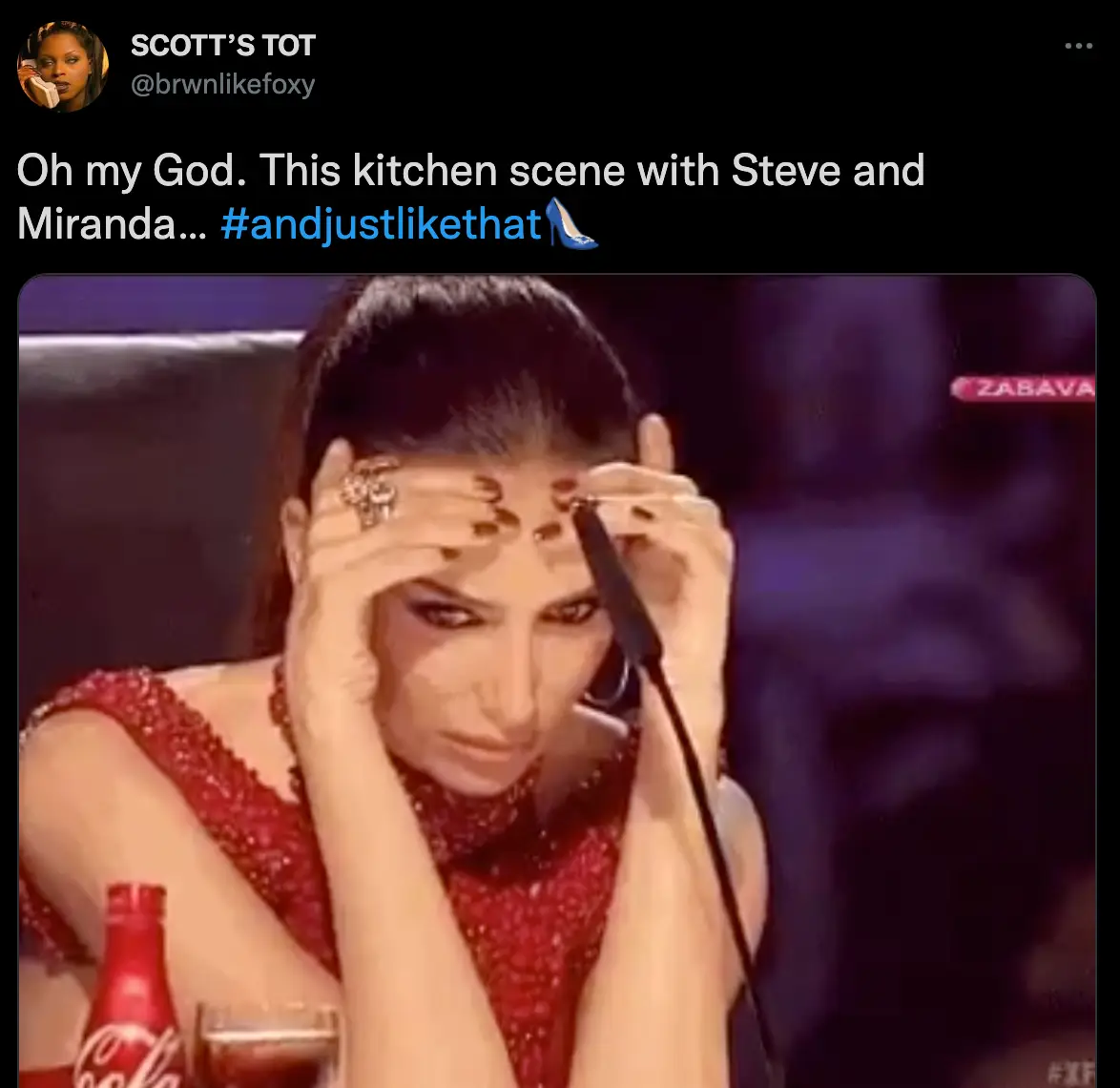 Fans found the moment painful to endure (