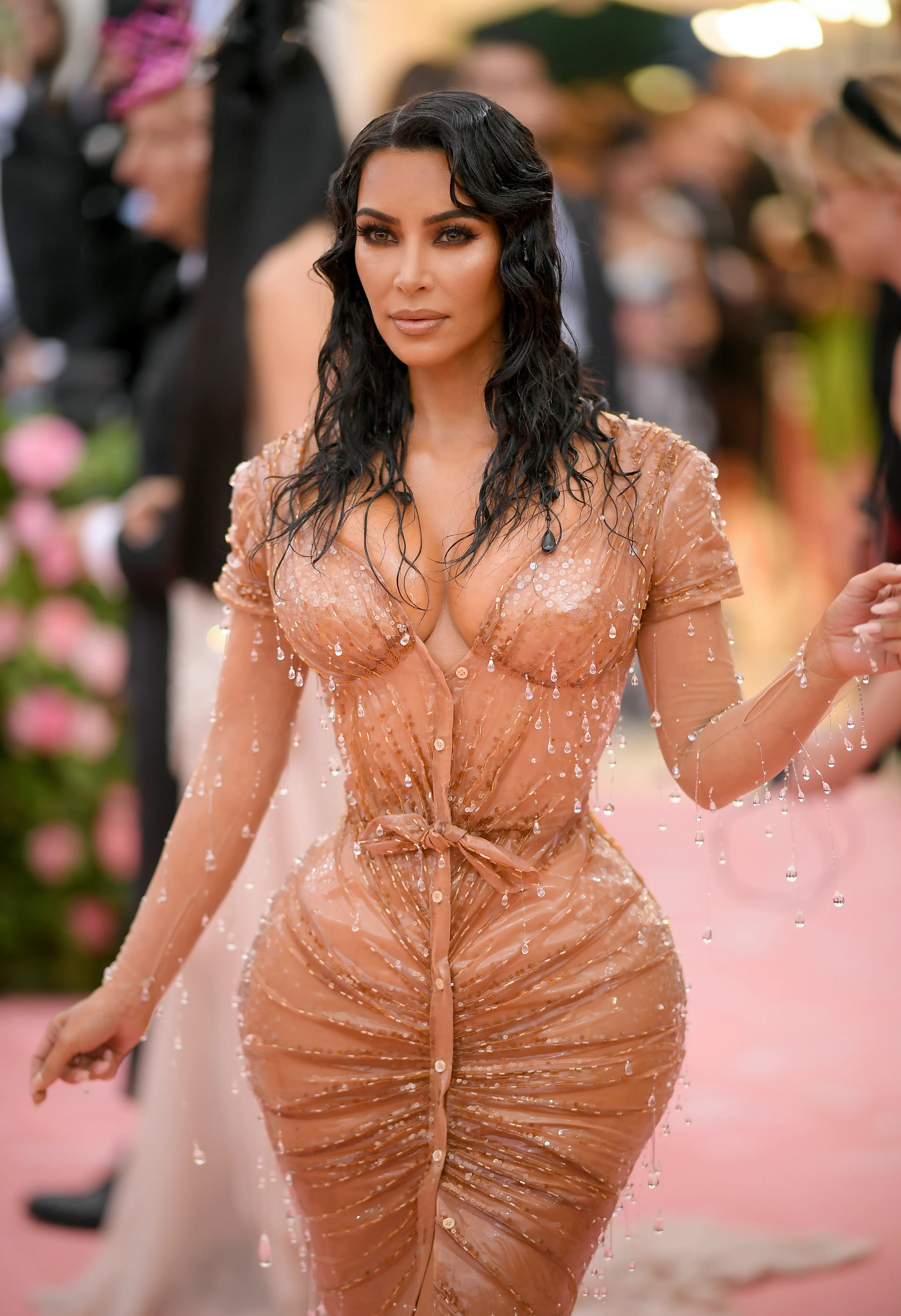 Kardashian praised her ex for giving her 'confidence' (Neilson Barnard/Getty Images)