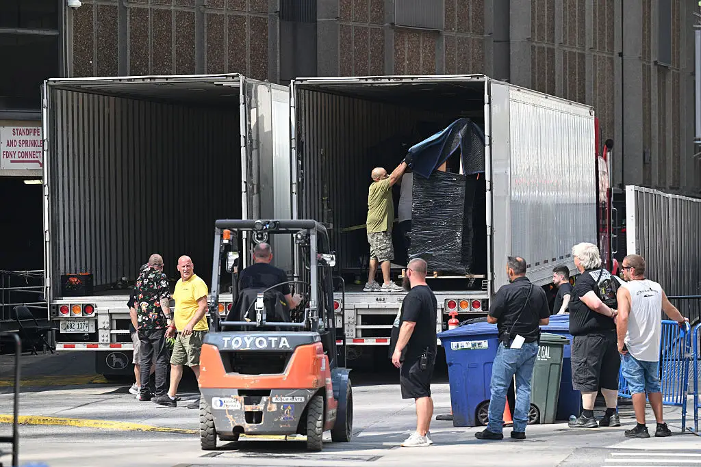 A number of deliveries appear to have been made to MSG in recent days (NDZ/Star Max/Getty Images)