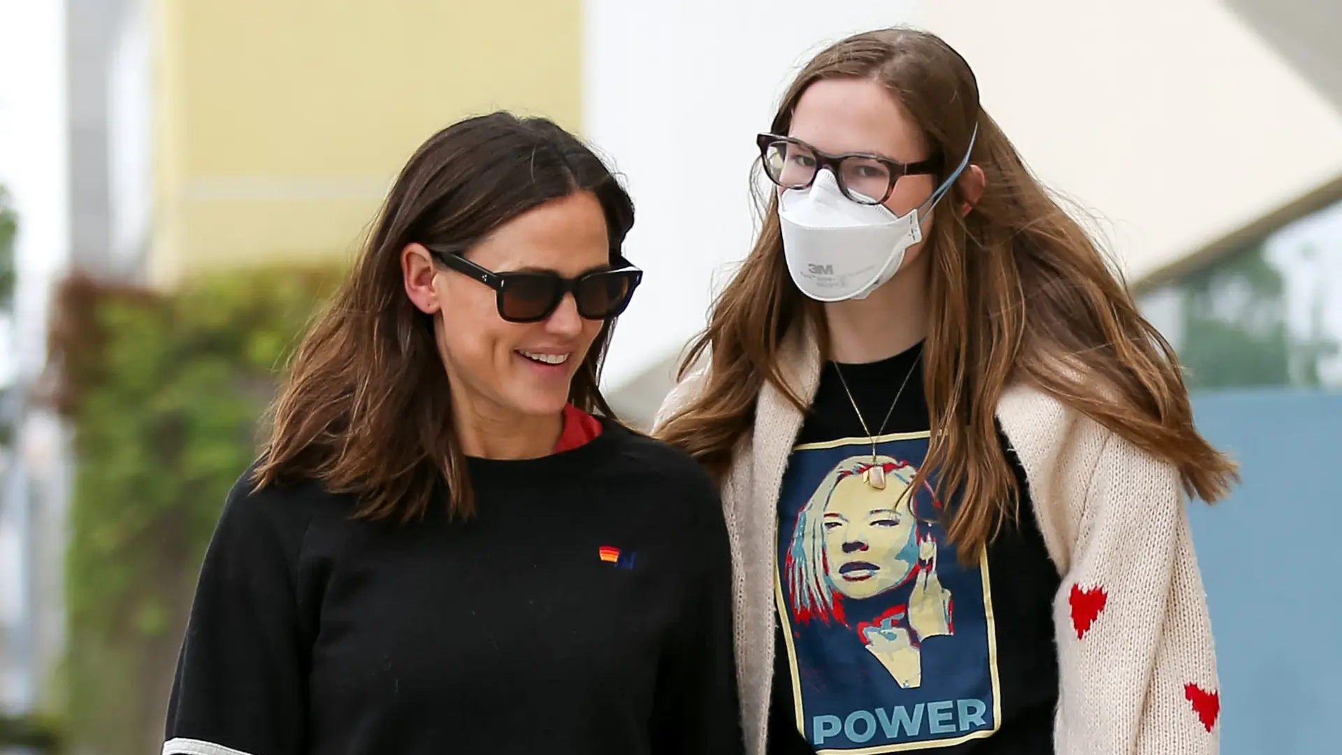 Violet Affleck has been seen out and about in public with a mask on several occasions (Bellocqimages/Bauer-Griffin/GC Images/Getty Images)
