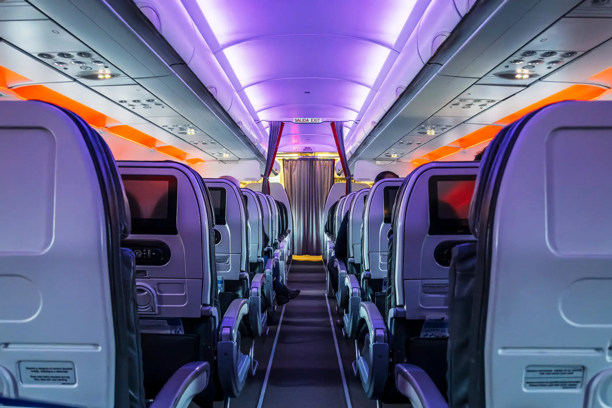 One of the passengers onboard recorded the moment the pilot explained what happened (Getty Stock Image)