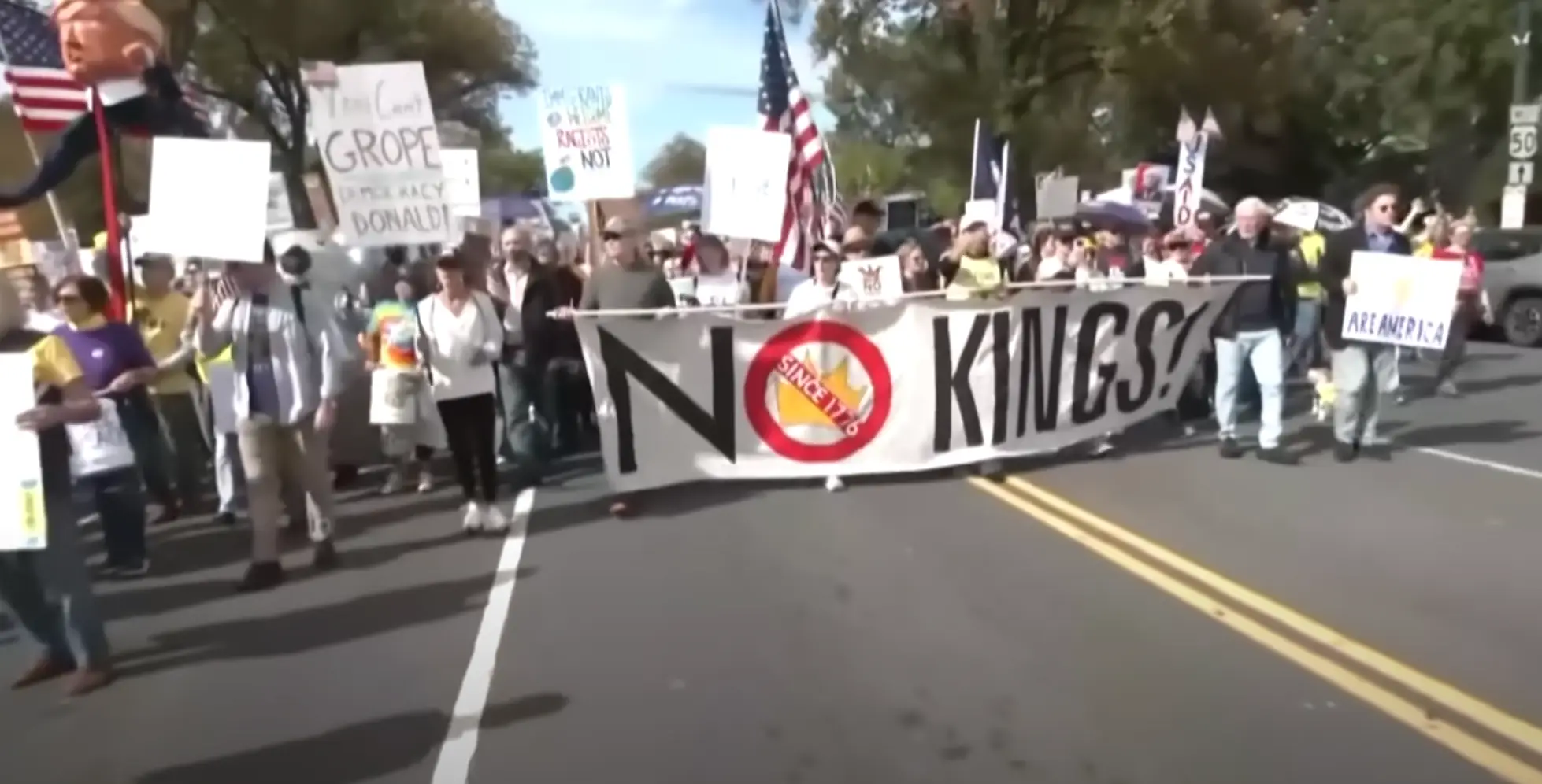 Demonstrations were held across the whole country (PBS)