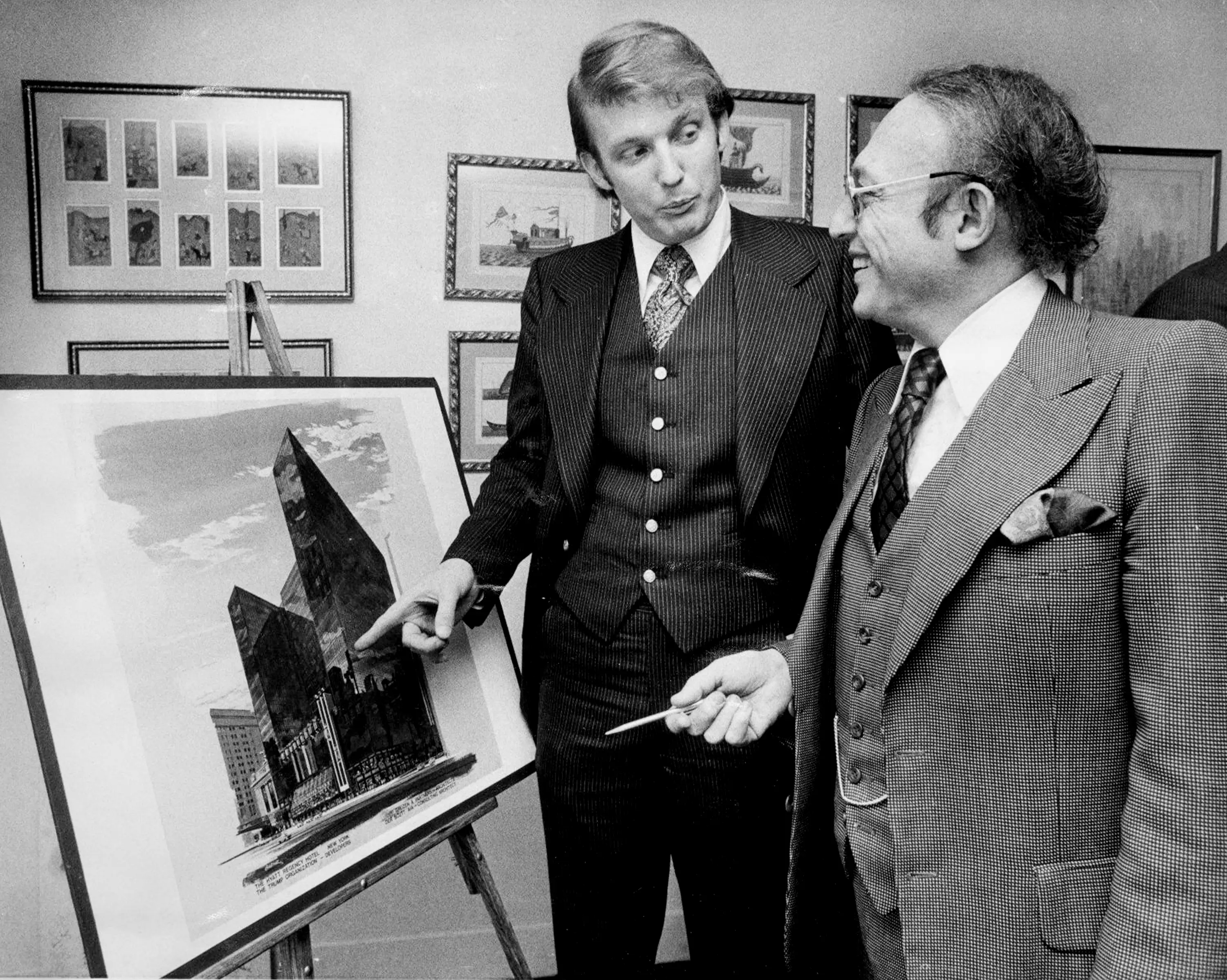 Trump went to work for his father's firm instead of going to war (NY Daily News Archive via Getty Images)