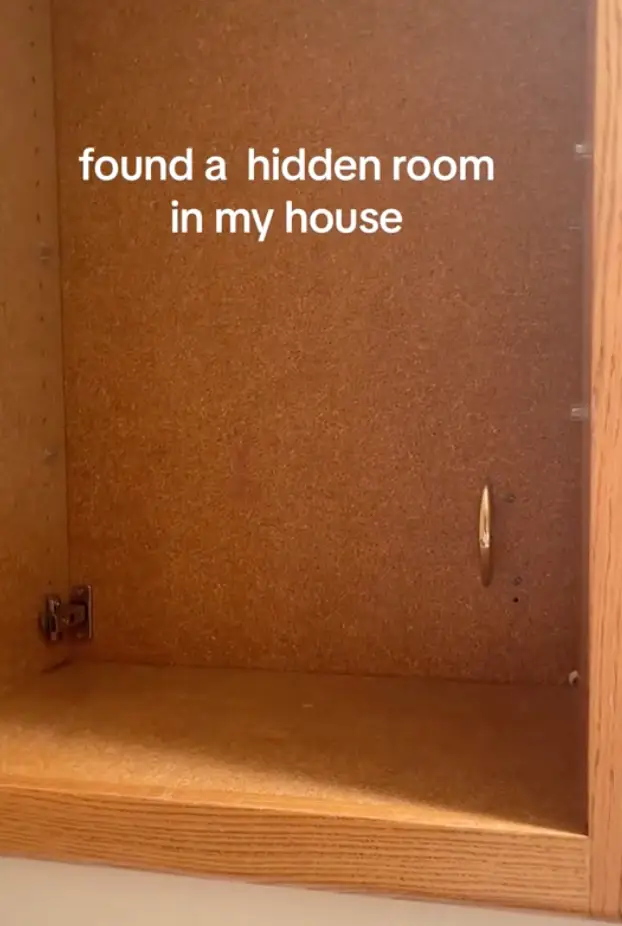 The TikToker found a terrifying secret room.