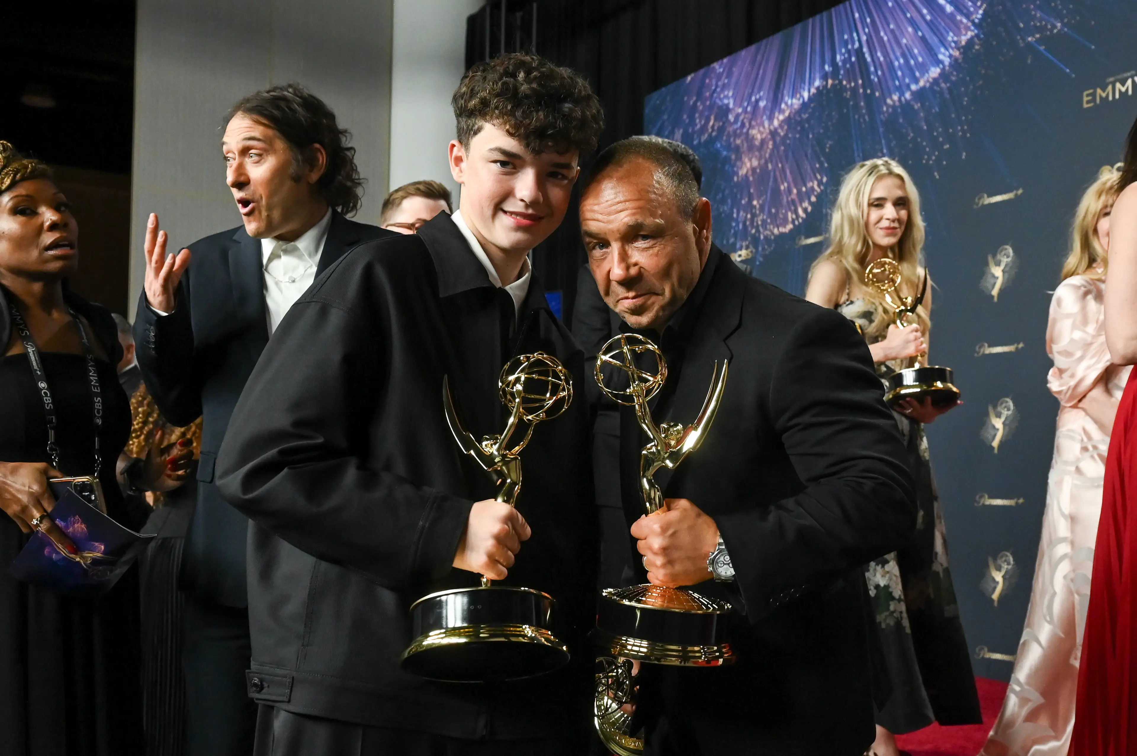 Adolescence's Owen Cooper took home the award for outstanding supporting actor (Sonja Flemming/CBS via Getty Images)