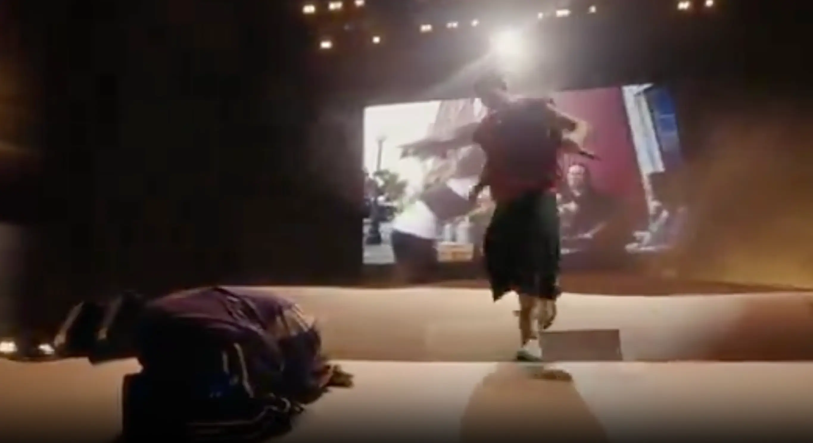 Billie Eilish appeared overcome by emotion while onstage (YouTube/@Coachella)