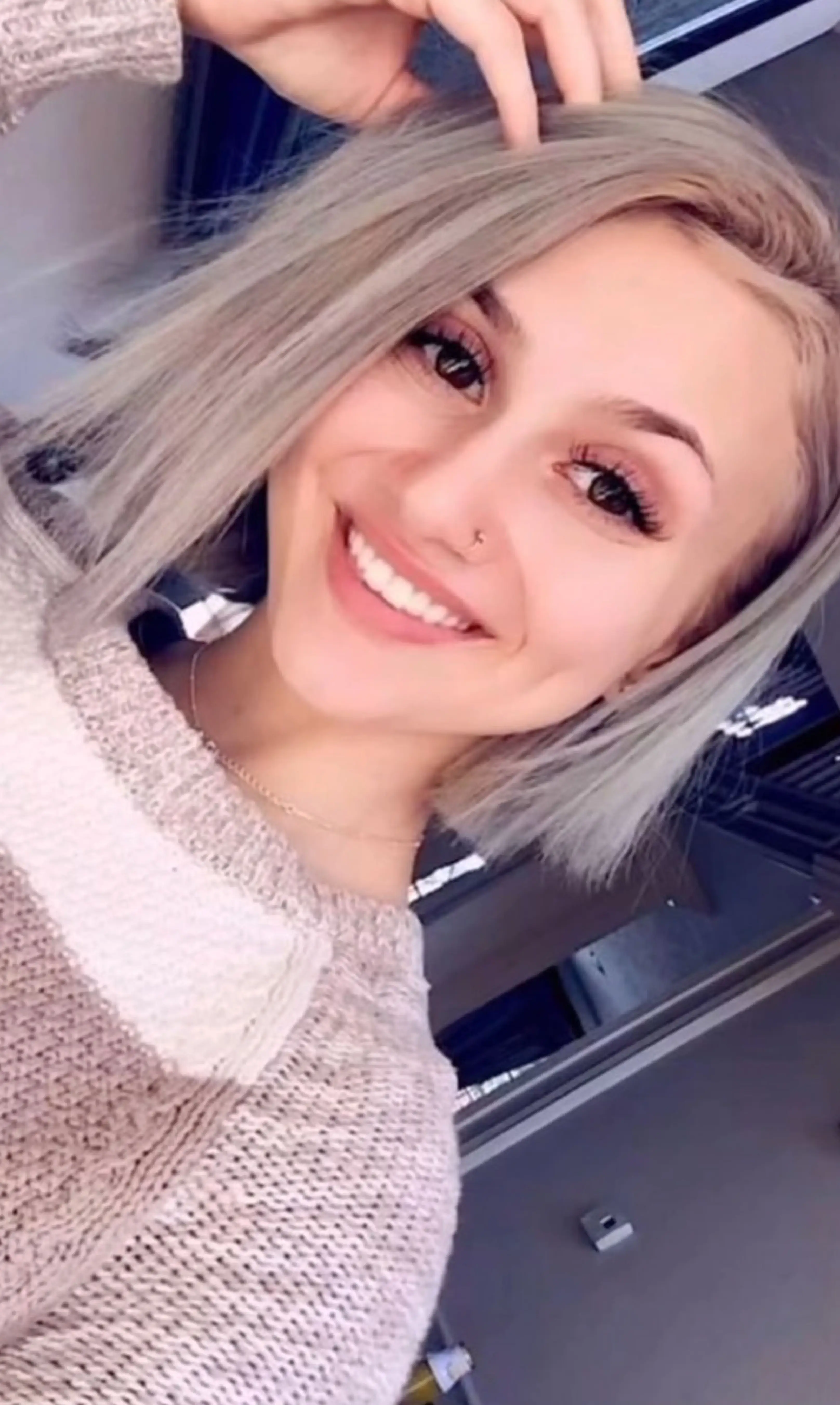 Kierstyn Milligan before her extreme body modifications.