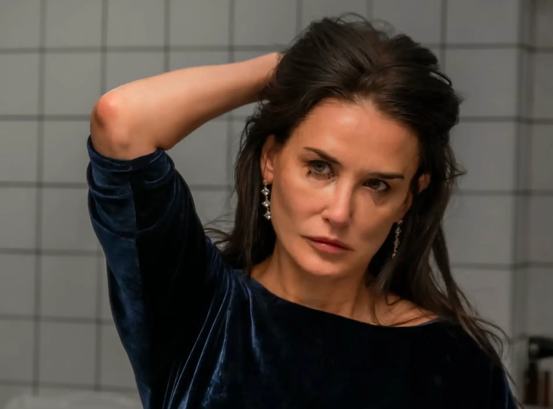 Demi Moore starred as protagonist Elisabeth Sparkle (MUBI)