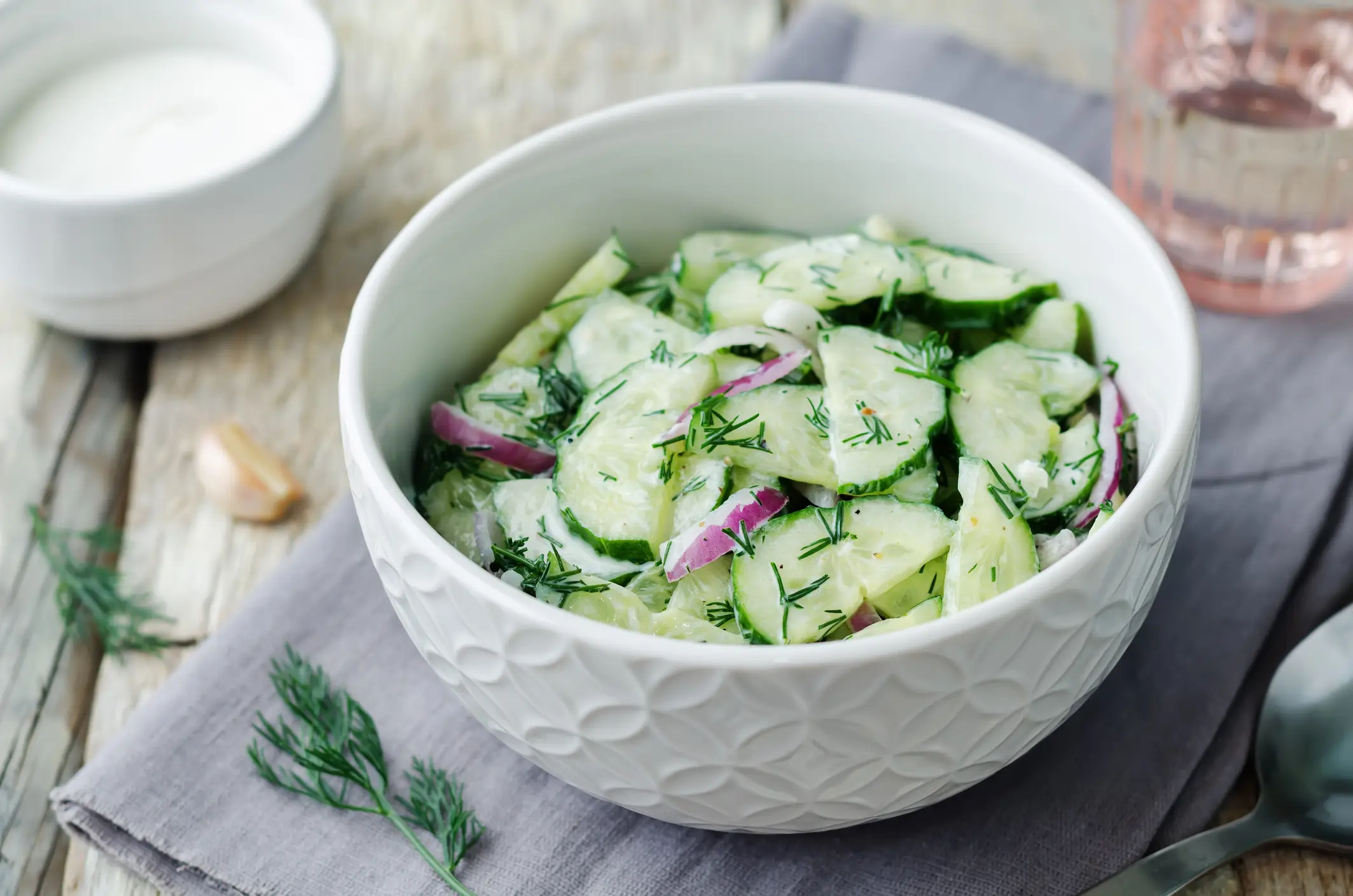 The trend shows an entire cucumber being smothered with ingredients (Getty Stock Image)