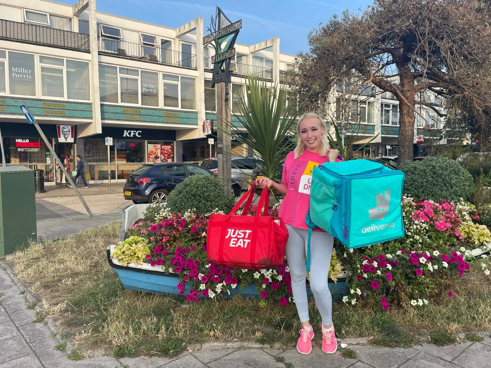 In 24 hours the couple made 77 deliveries.