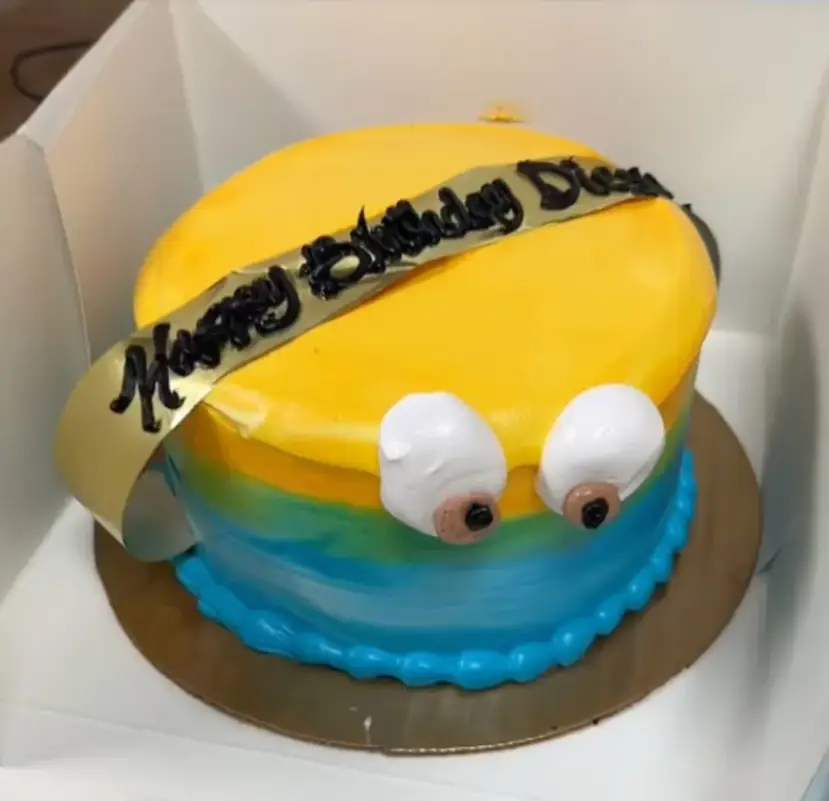 This Minion cake had everyone talking.