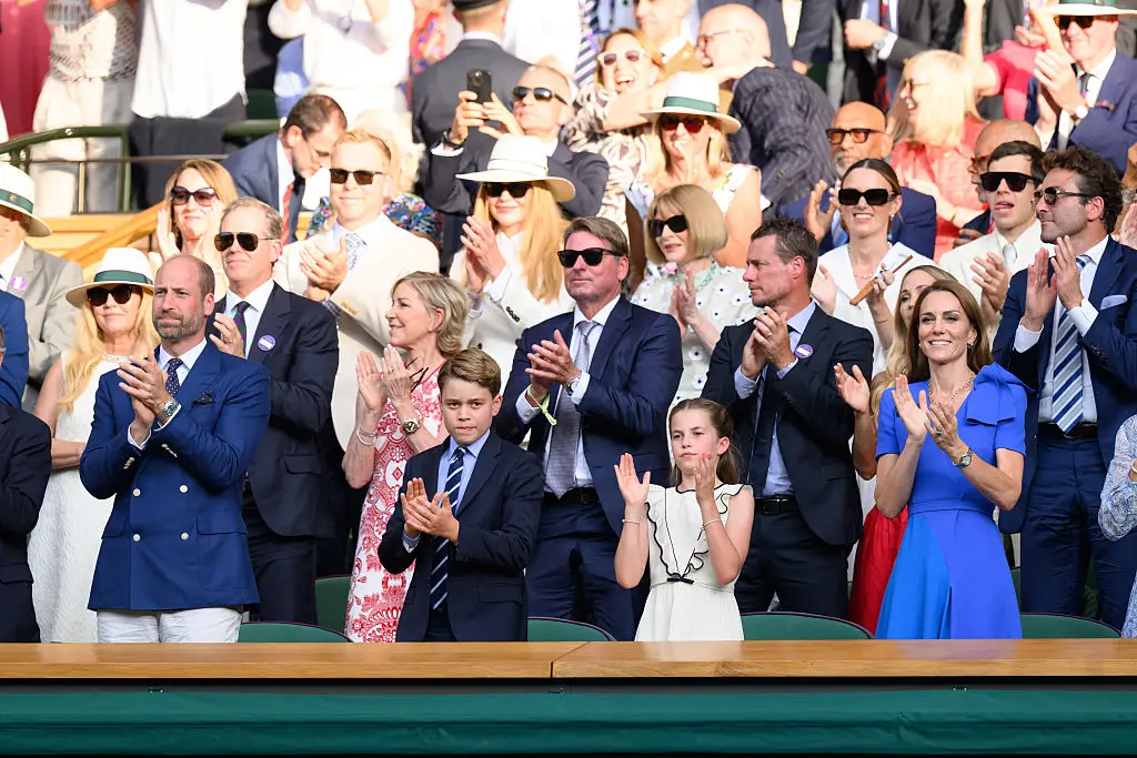Prince William and Princess Kate attended the Wimbledon final with children Prince George and Princess Charlotte (Karwai Tang/WireImage)