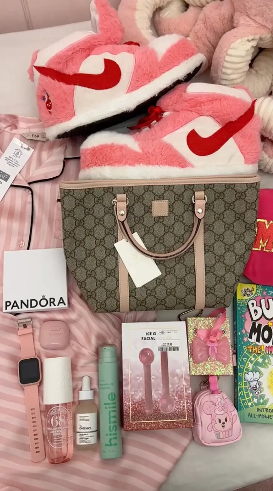 Courtney's Christmas haul.