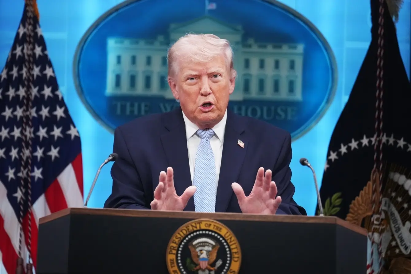 A judge said Trump’s complaint fell far short of defamation standards (Tom Williams/CQ-Roll Call, Inc via Getty Images)