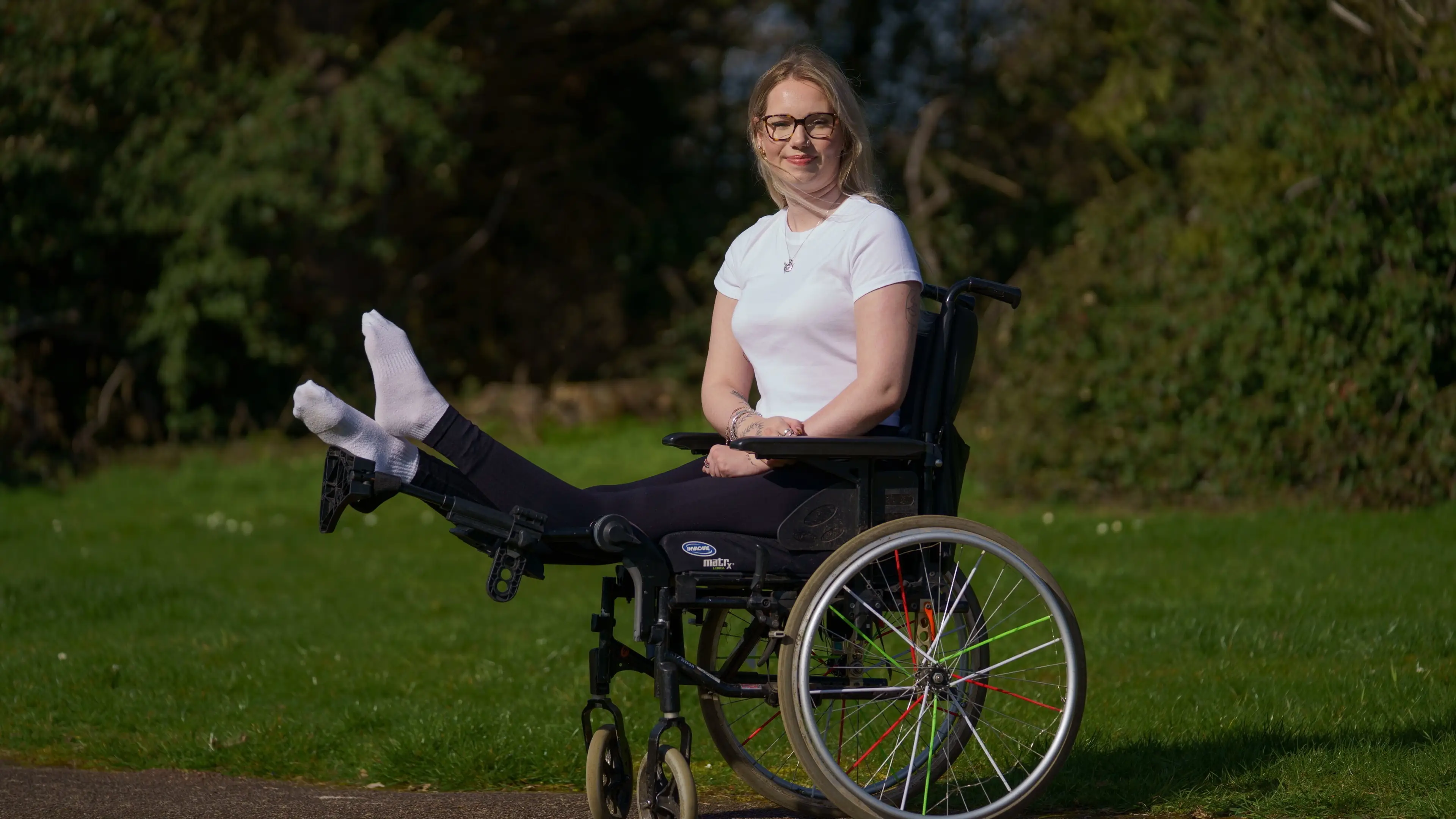 Woman whose legs locked and bent backwards was 'left to rot and die' after debilitating diagnosis 