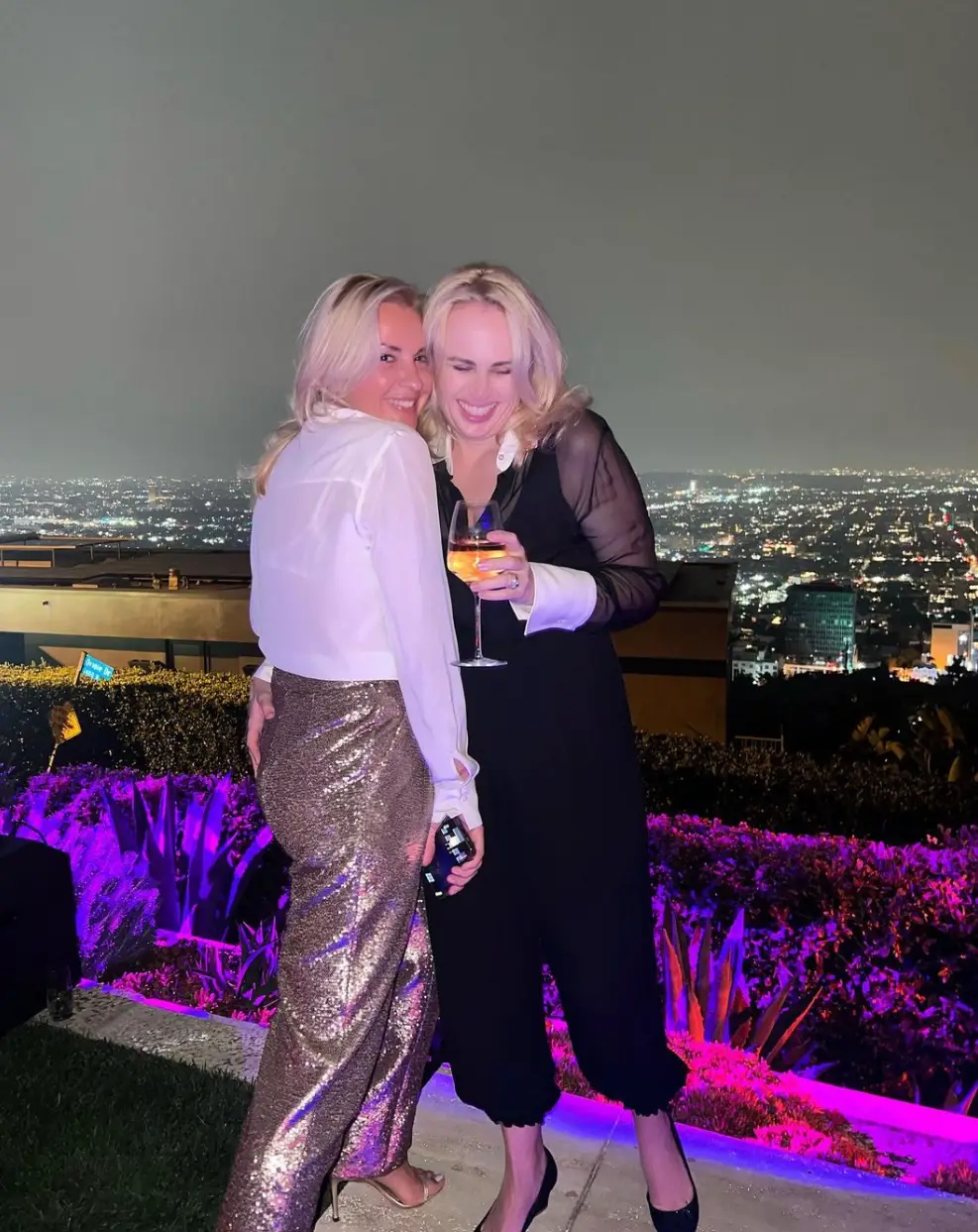 Rebel Wilson and her girlfriend Ramona Agruma.