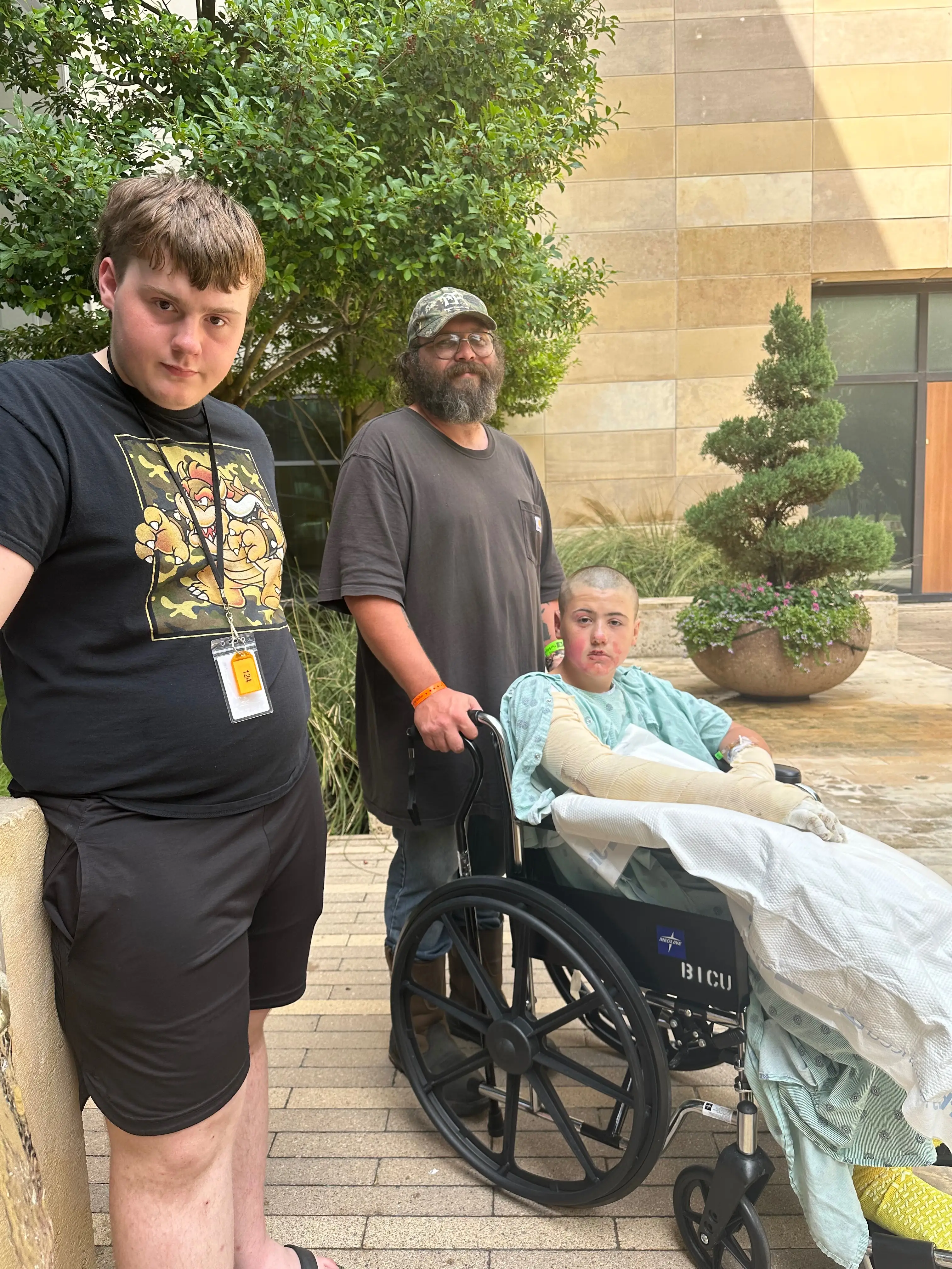 Christina shared that Caden may need plastic surgery in the future (GoFundMe)