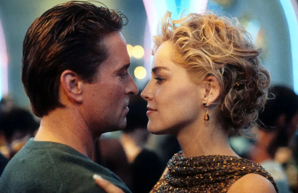 The two filmed many intimate scenes for Basic Instinct  (Photo by TriStar/Getty Images)
