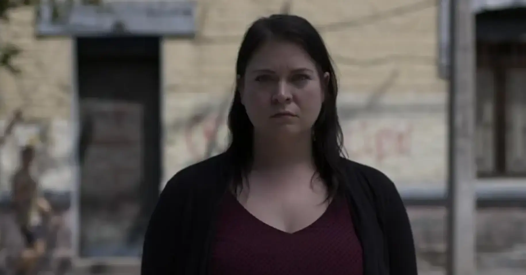 Callie was hit over the head with a toilet seat (