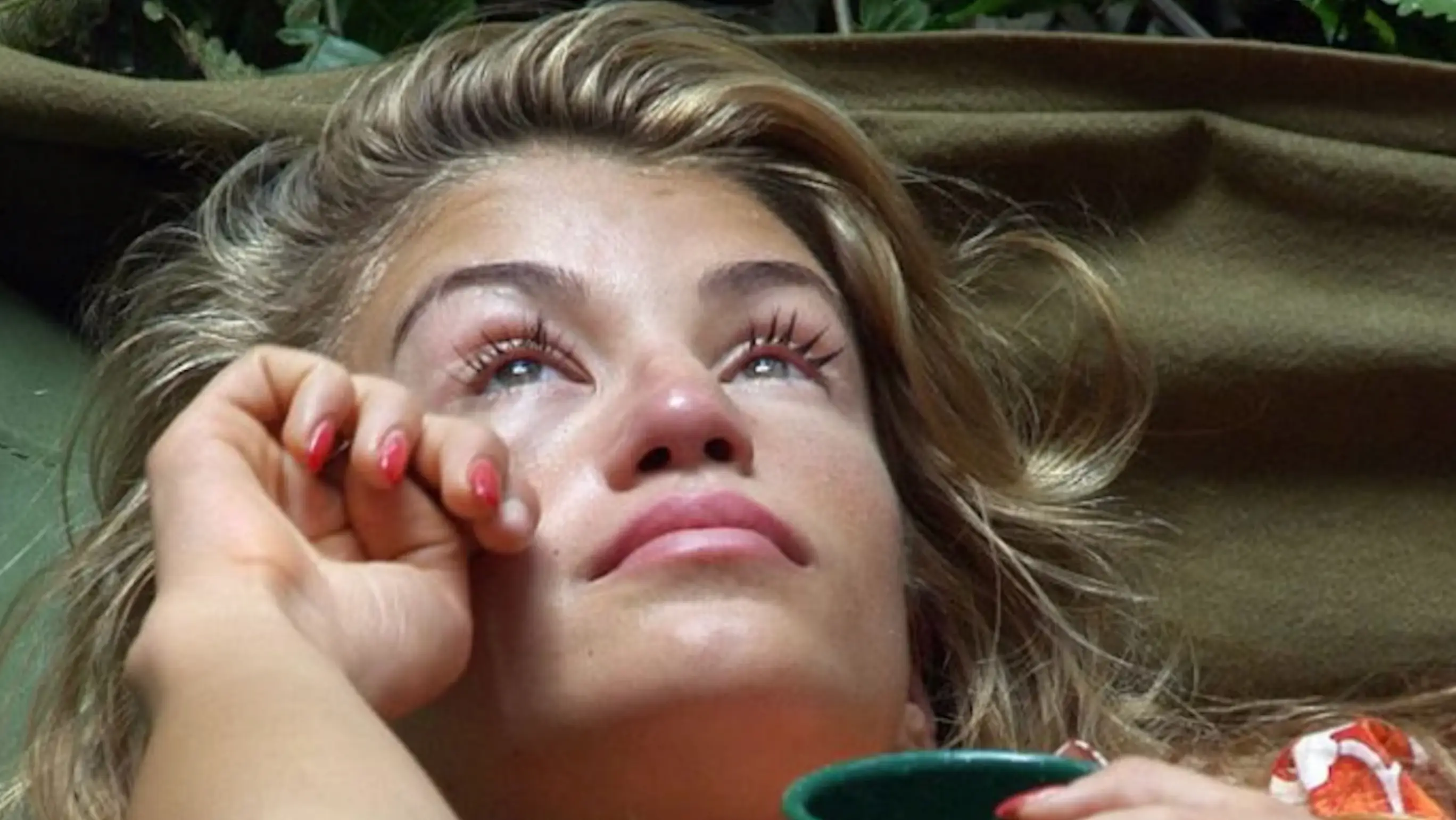 Model Amy Willerton smuggled in makeup in 2013, including mascara, which she was forced to hand back. (ITV)