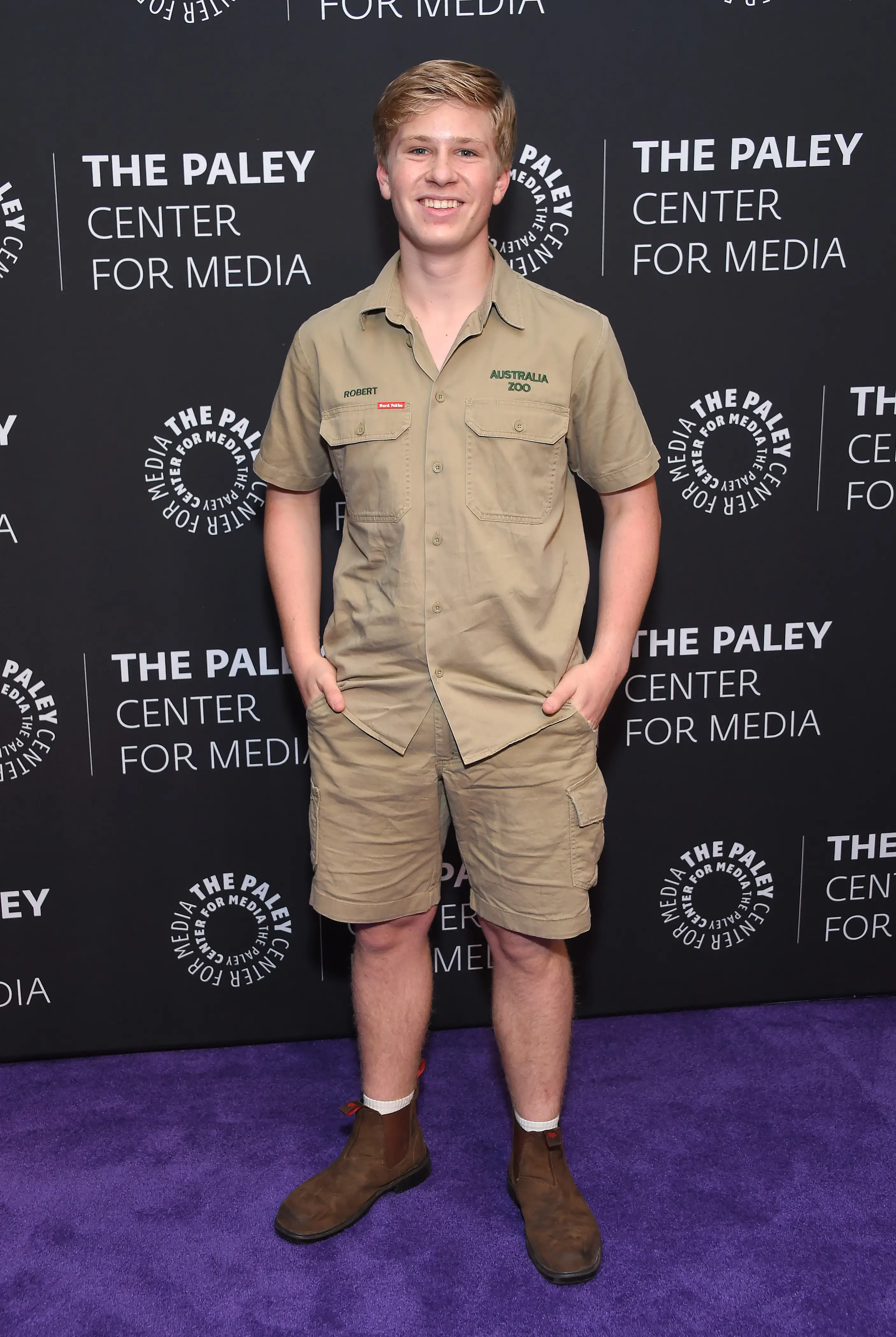 Robert is the son of Steve Irwin.