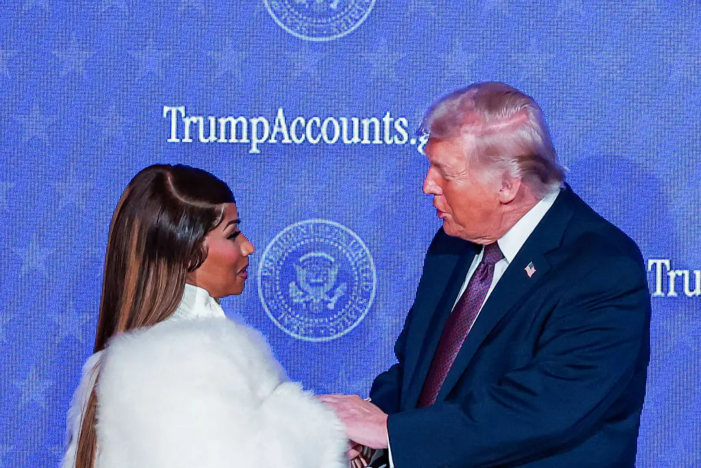 Minaj has been very vocal about her support for the Trump administration (Bloomberg / Contributor / Getty Images)