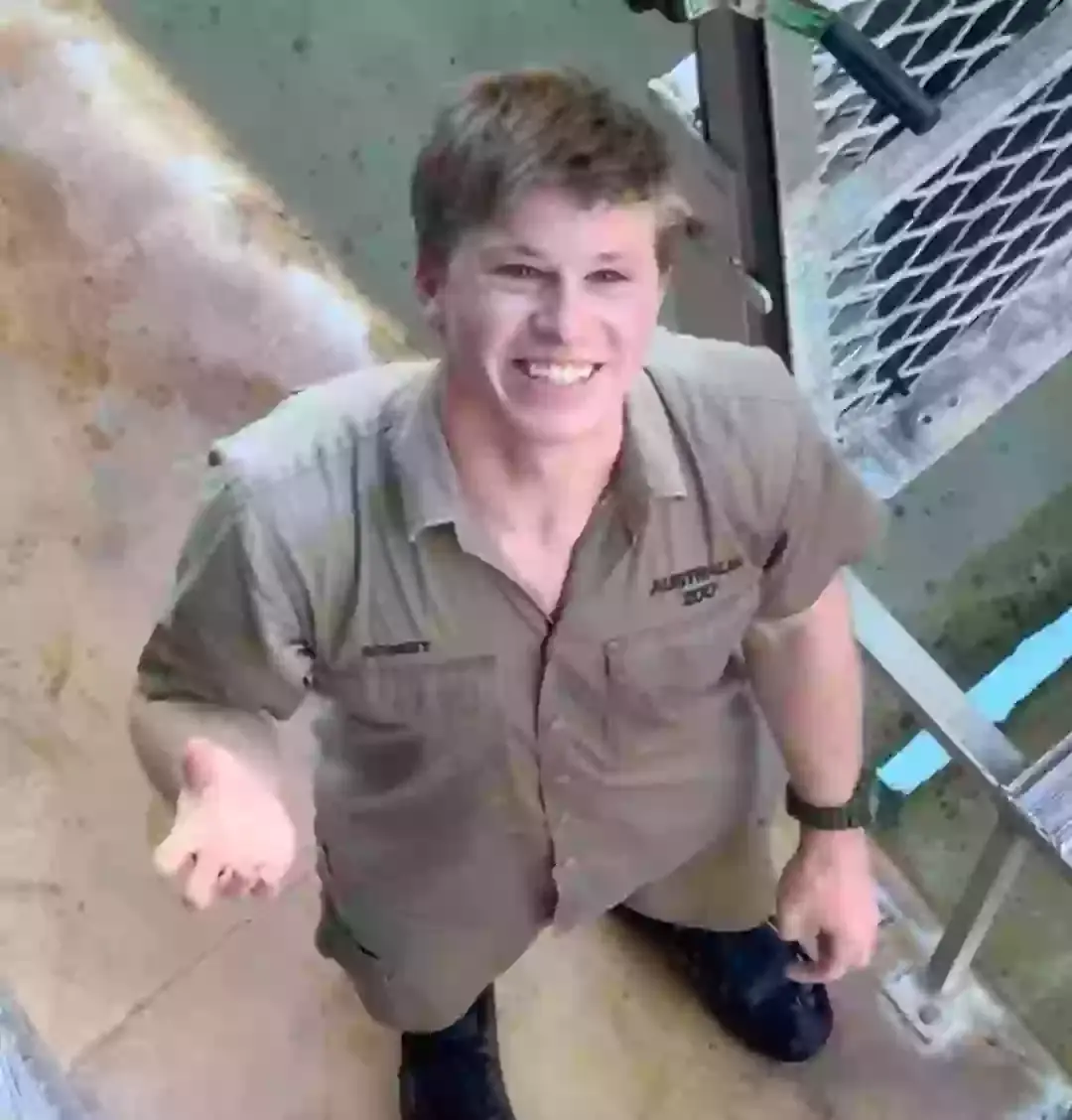 An American TikToker once tried their luck with Robert Irwin (@megangrass12/TikTok)