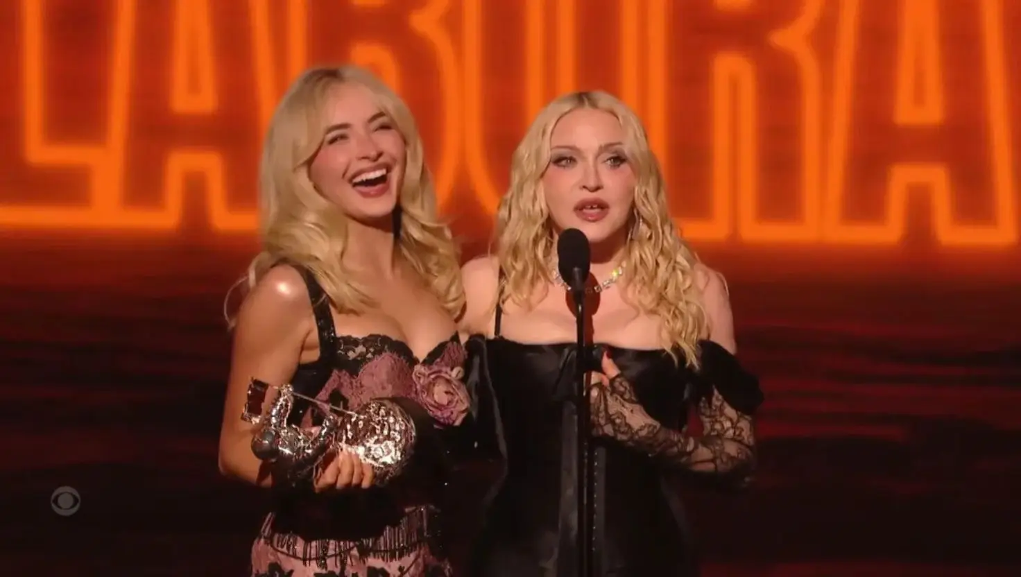 Sabrina Carpenter and Madonna's speech was censored (CBS)