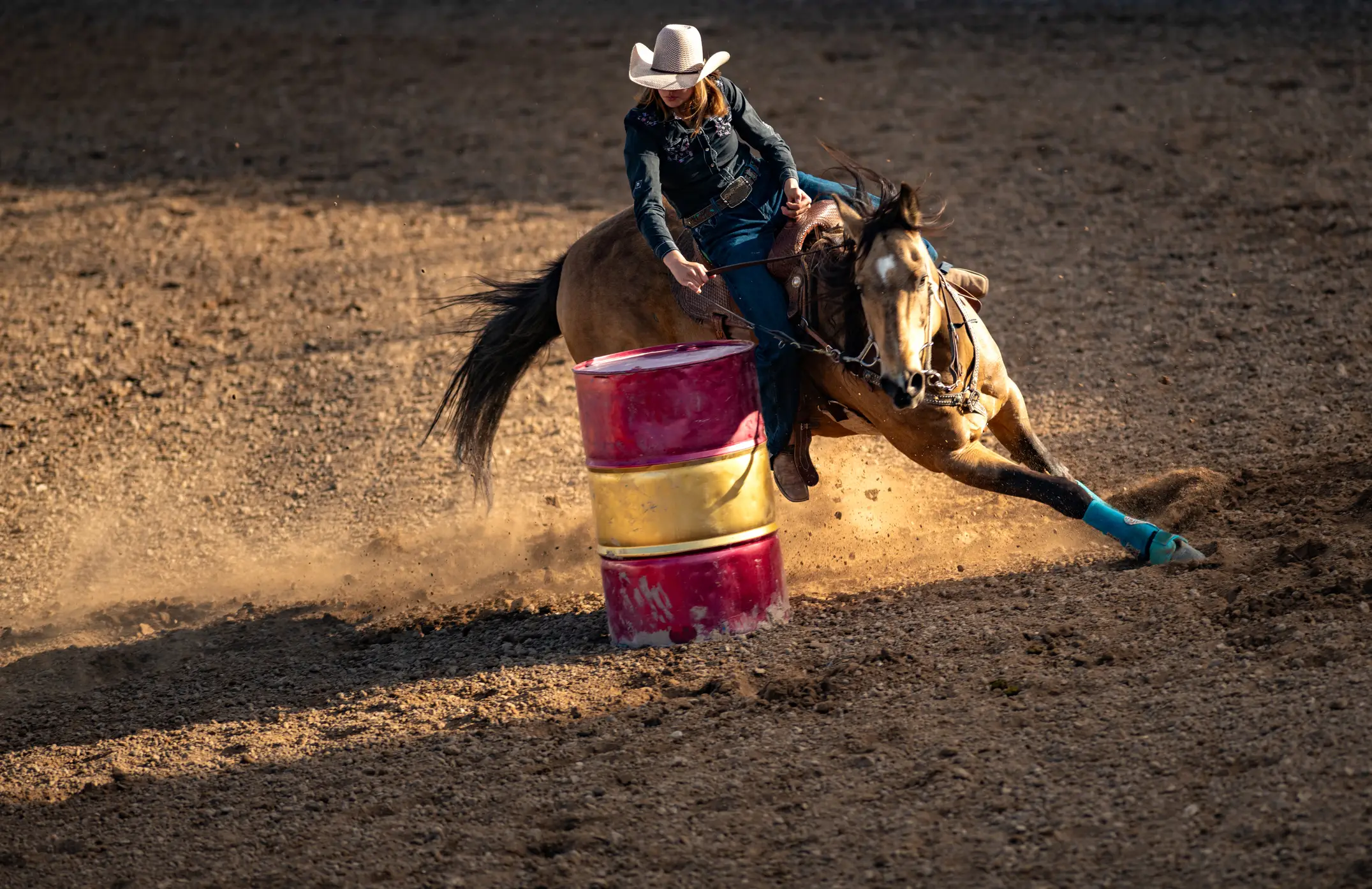 The incident took place during a Las Vegas barrel racing competition (Getty Stock Image)