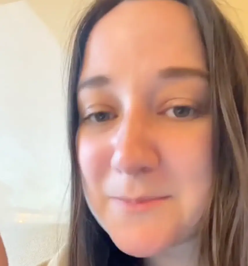 The traveller hoped to sleep on her flight.