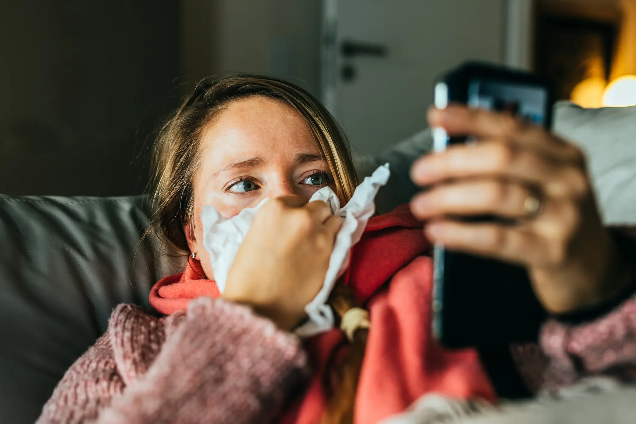 The flu and Covid-19 have a lot of similar symptoms (Getty Stock Image)