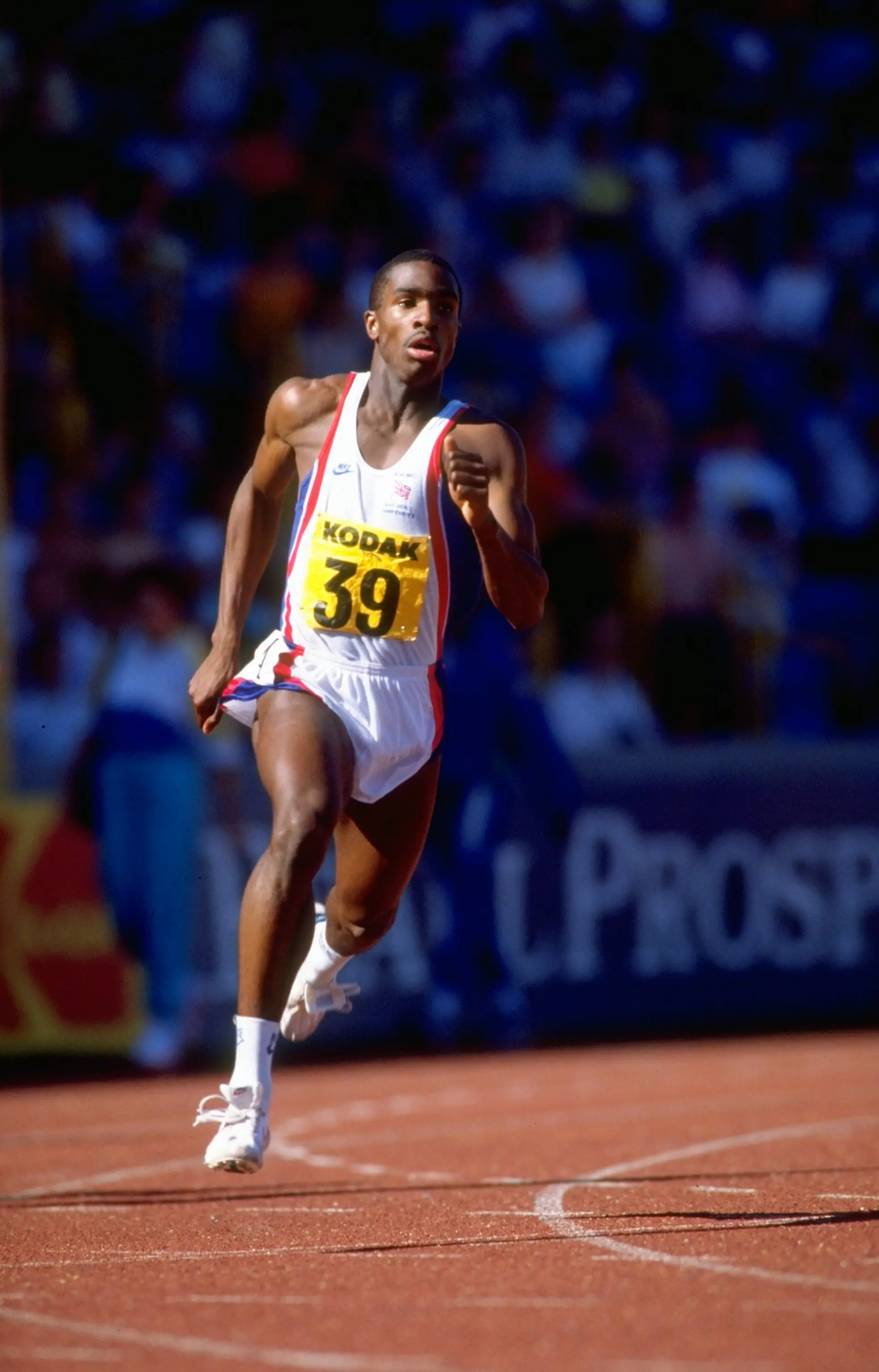 Derek Redmond in 1988 (Bob Martin/Allsport/Getty Images)