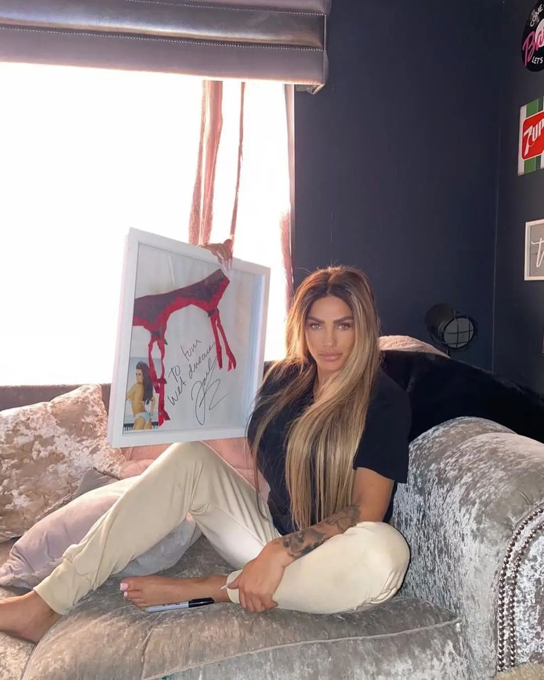 Price announced the new business on Instagram.