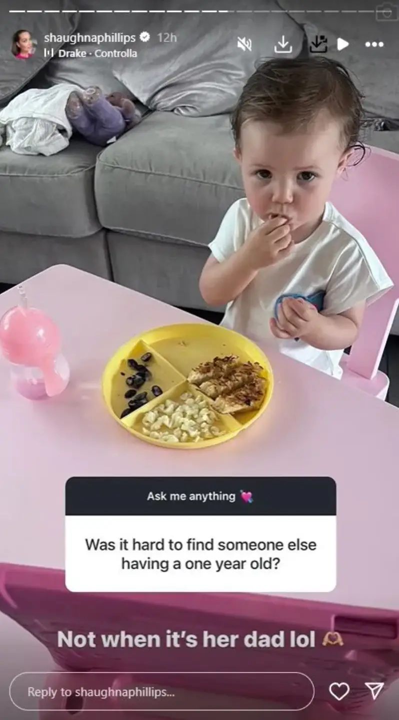 Shaughna revealed she's back with Lucia's father. (Instagram/@shaughnaphillips)