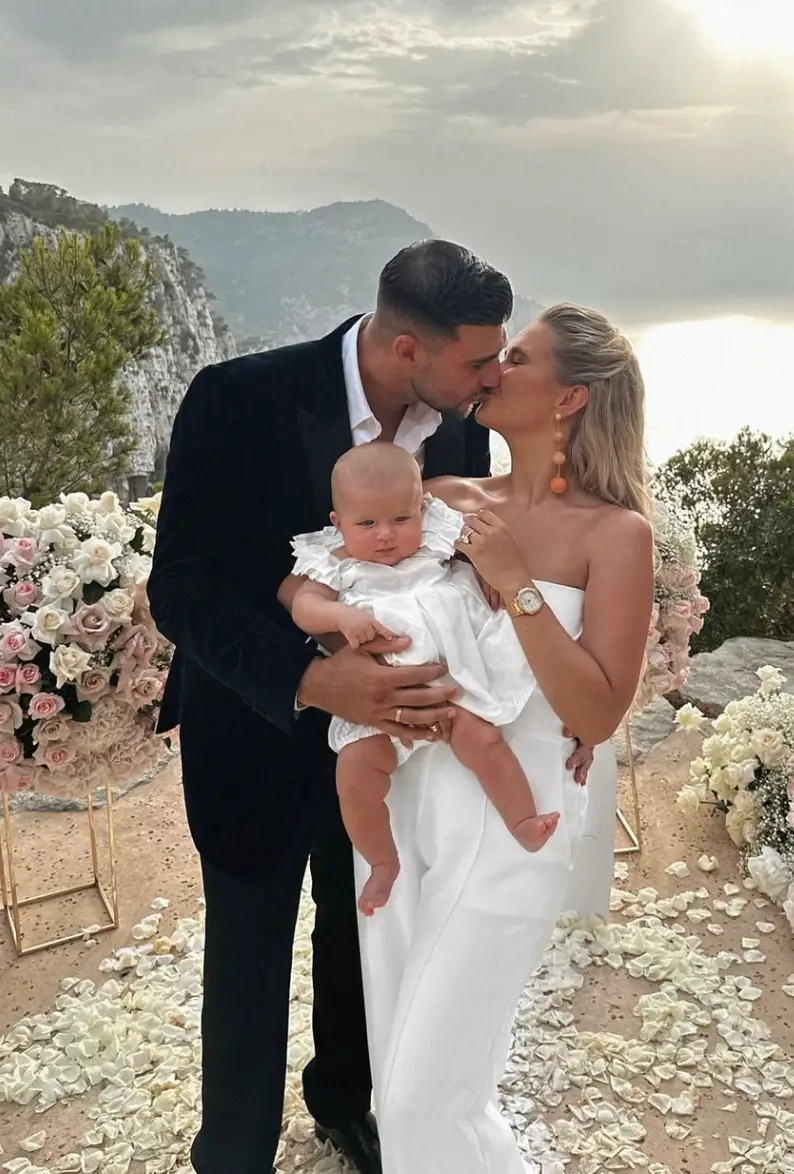 The pair got engaged last summer (Instagram/@mollymae)