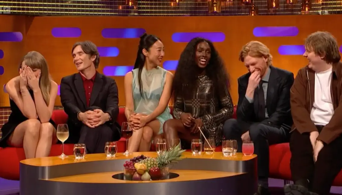 Swift appeared alongside a horde of huge stars (BBC)