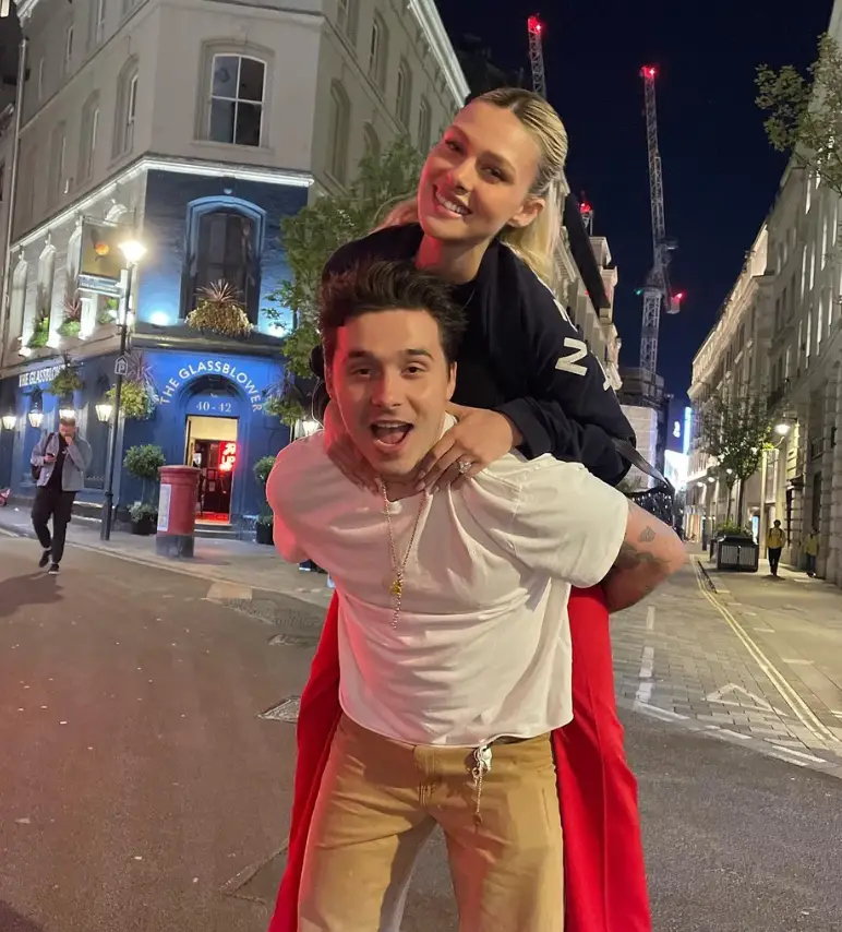 The pair were married in April.