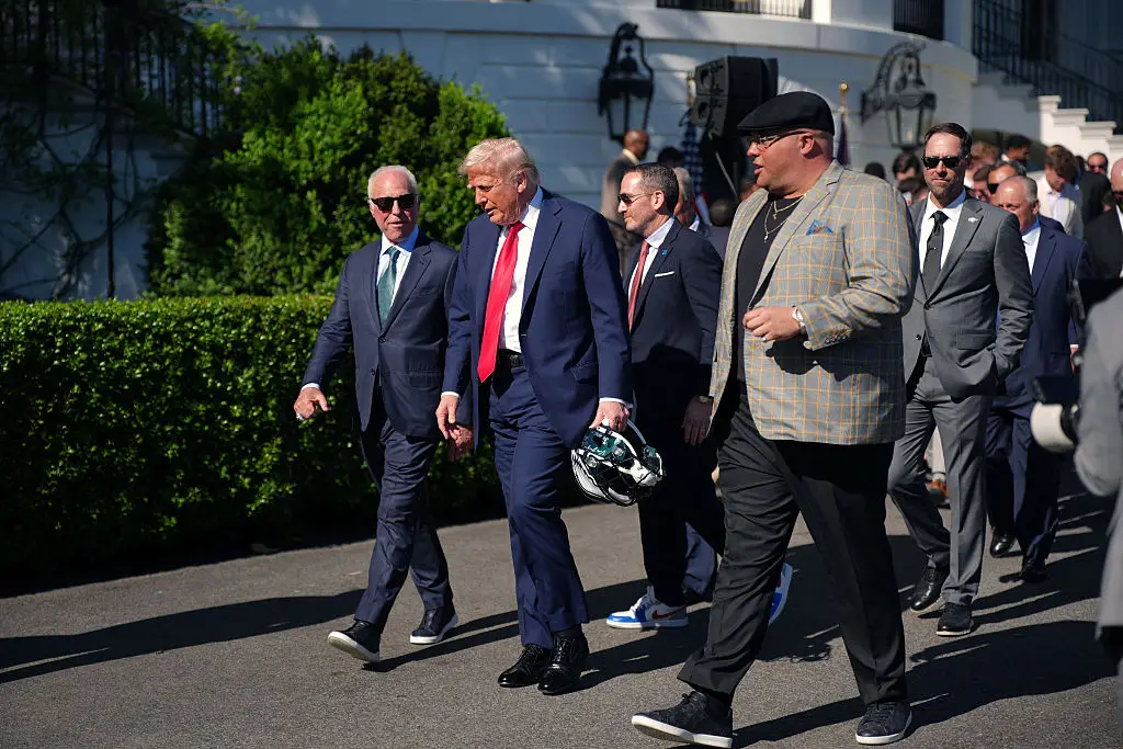 The Eagles made a trip to the White House this week (Andrew Harnik/Getty Images)