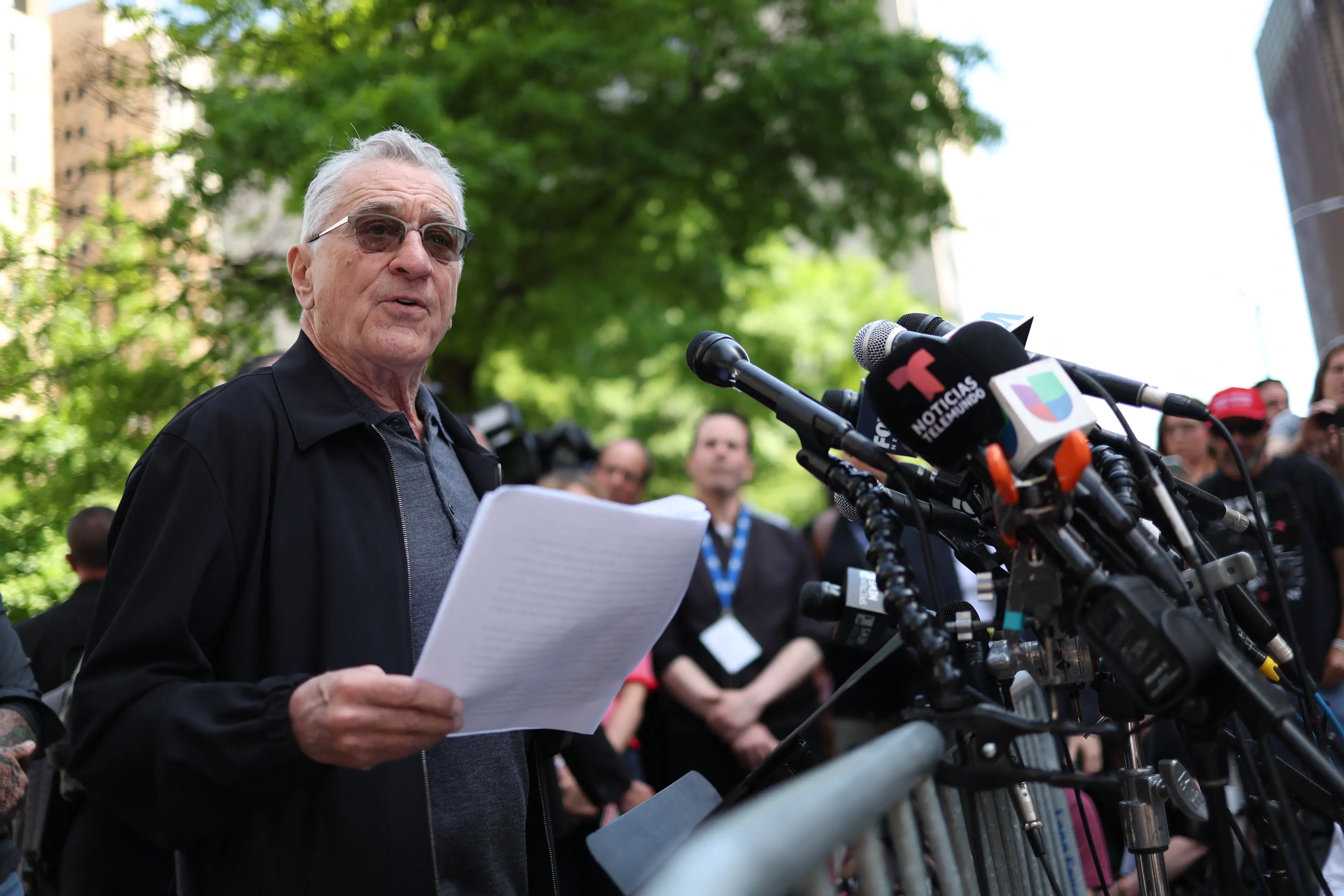 De Niro slammed Trump as an 'idiot' (CHARLY TRIBALLEAU/AFP via Getty Images)