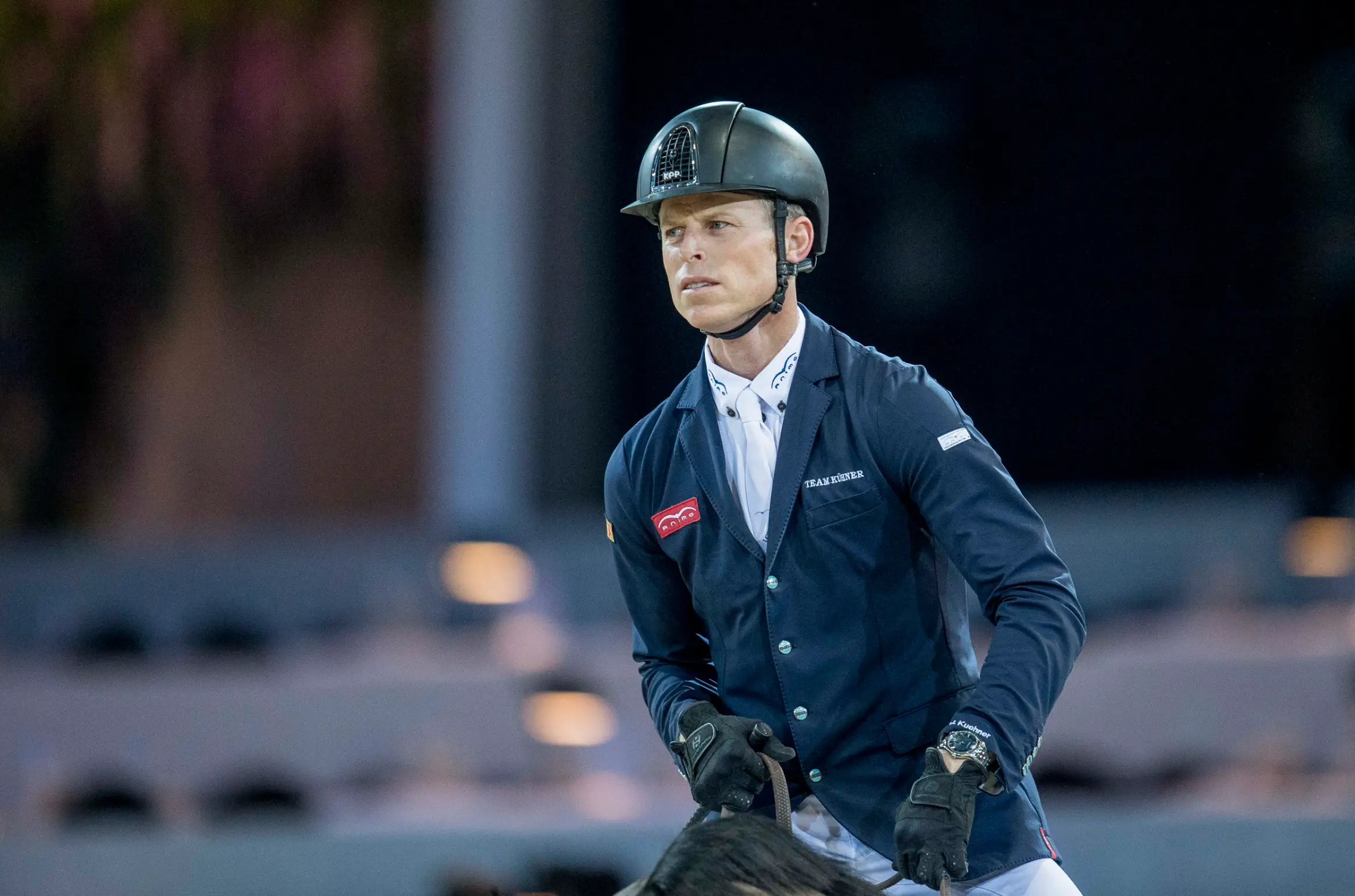 Max Kuhner has been accused of abuse against a horse from an incident last year, and has denied all wrongdoing. (Power Sport Images/Getty Images)