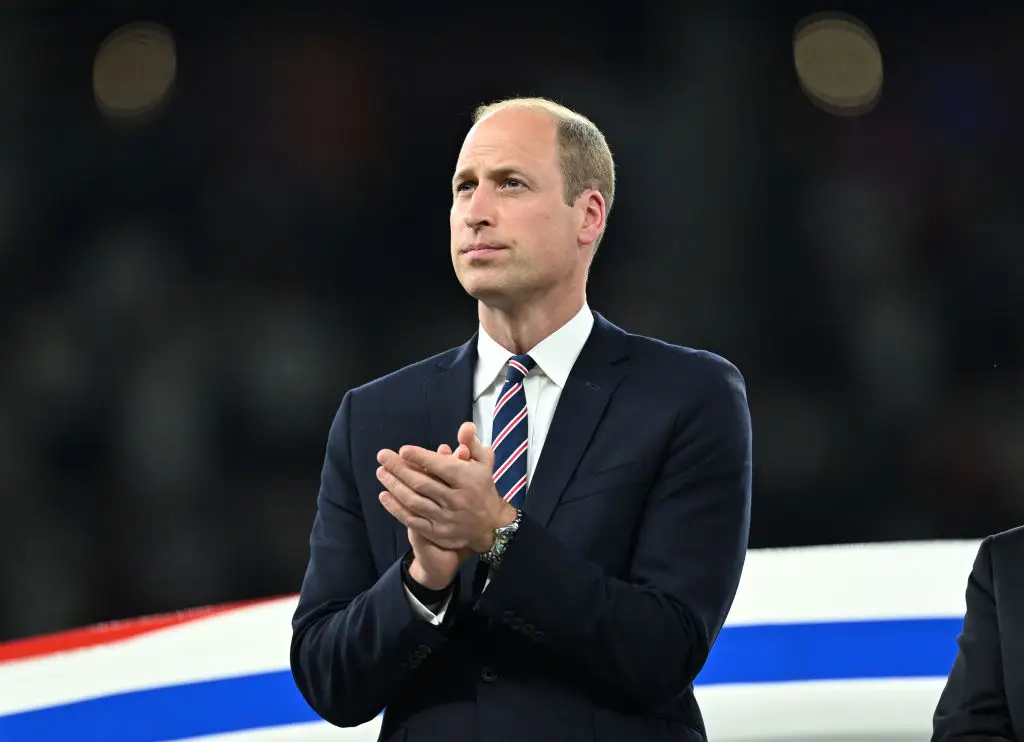 Prince William attended the tense final between England and Spain. (Michael Regan - UEFA/UEFA via Getty Images)