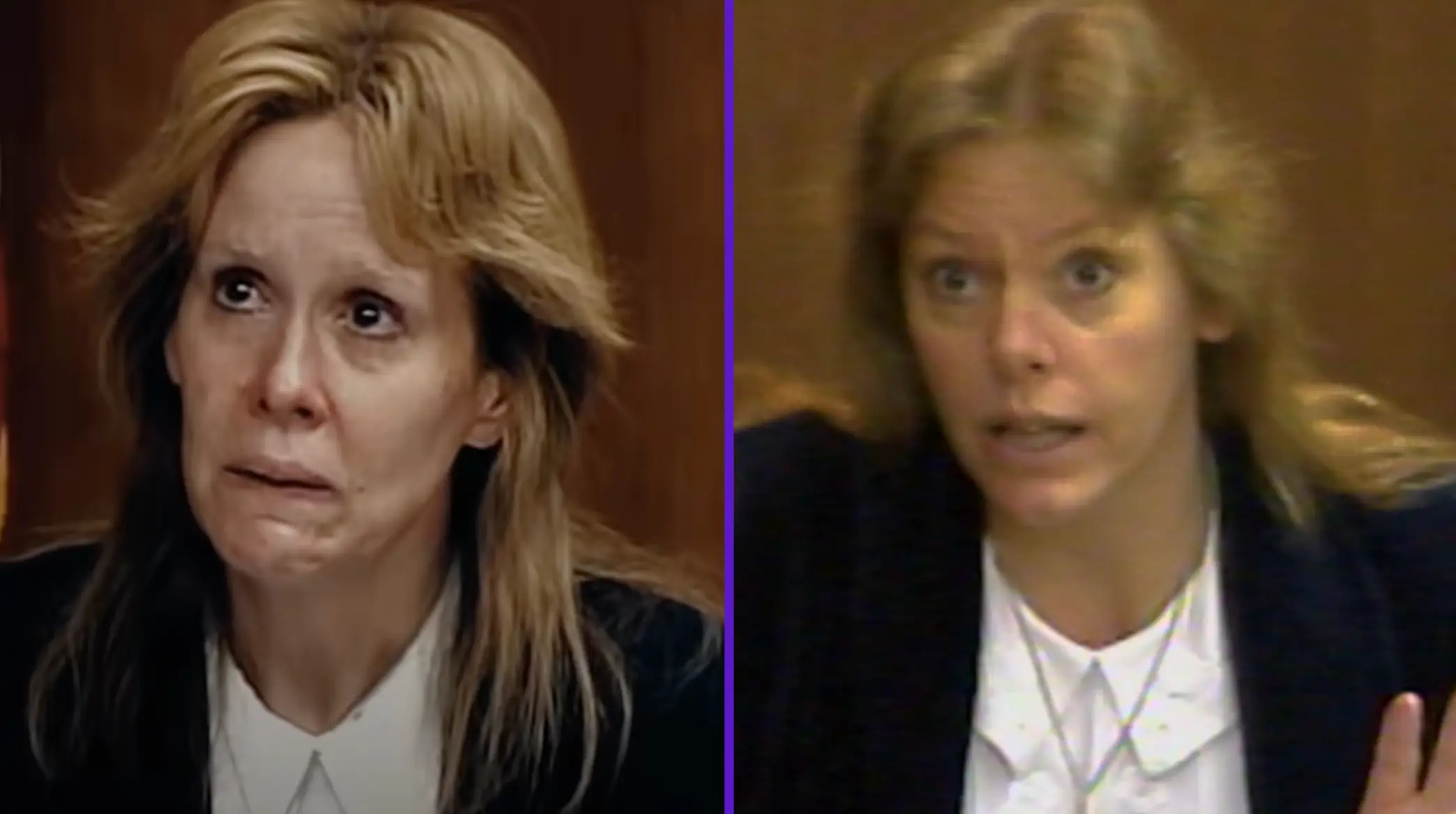 There's no evidence the real Wuornos was obsessed with Lizzie Borden (Netflix/Court TV)