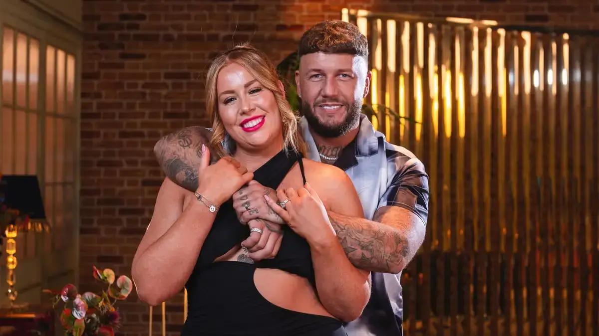 Polly was paired up with Adam (Channel 4)