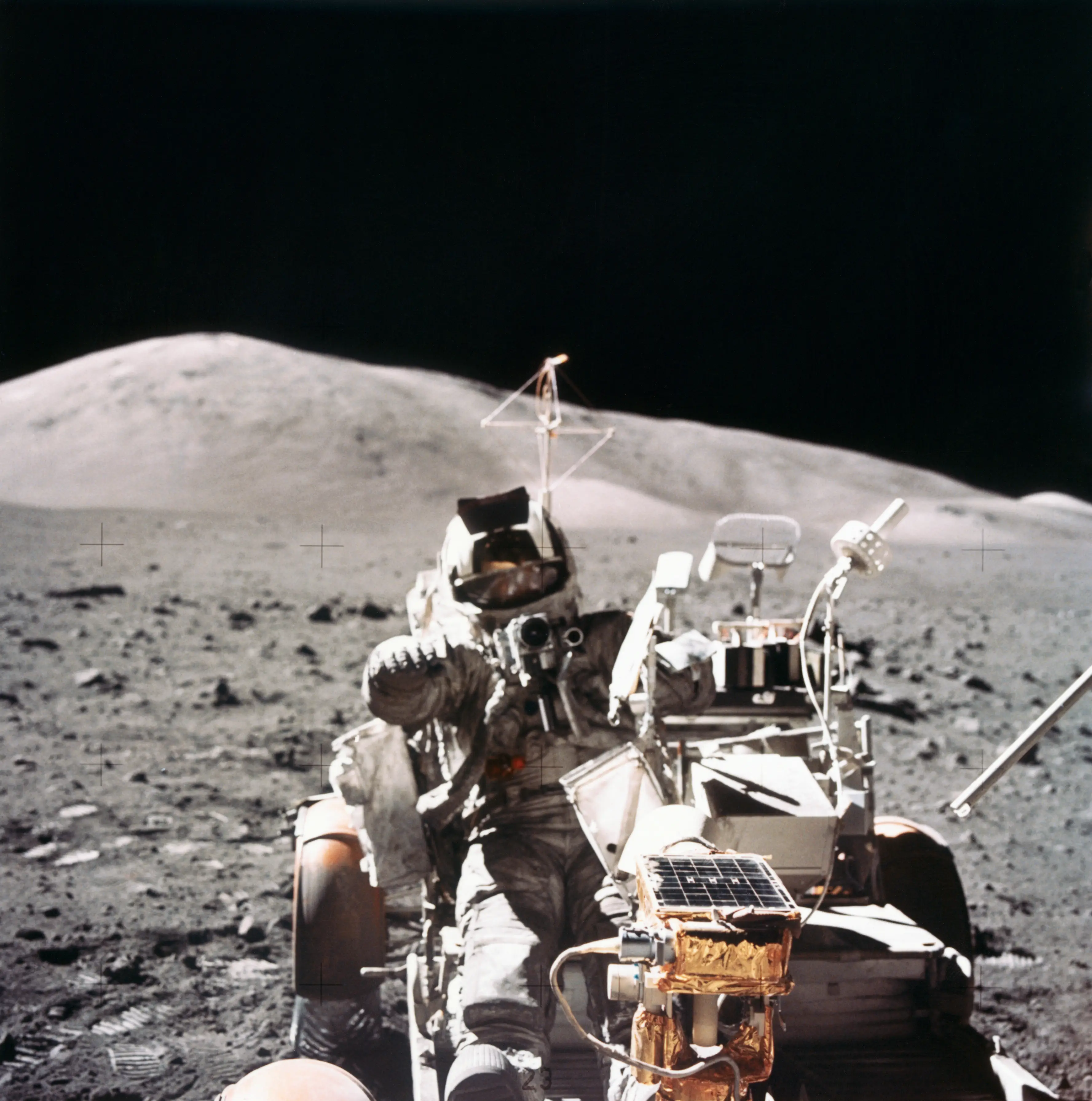 Eugene Cerman is still the last human to have stepped foot on the moon (Bettmann / Contributor)