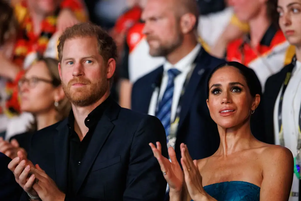 Meghan and Harry used their royal titles on their Christmas card (Joshua Sammer/Getty Images)