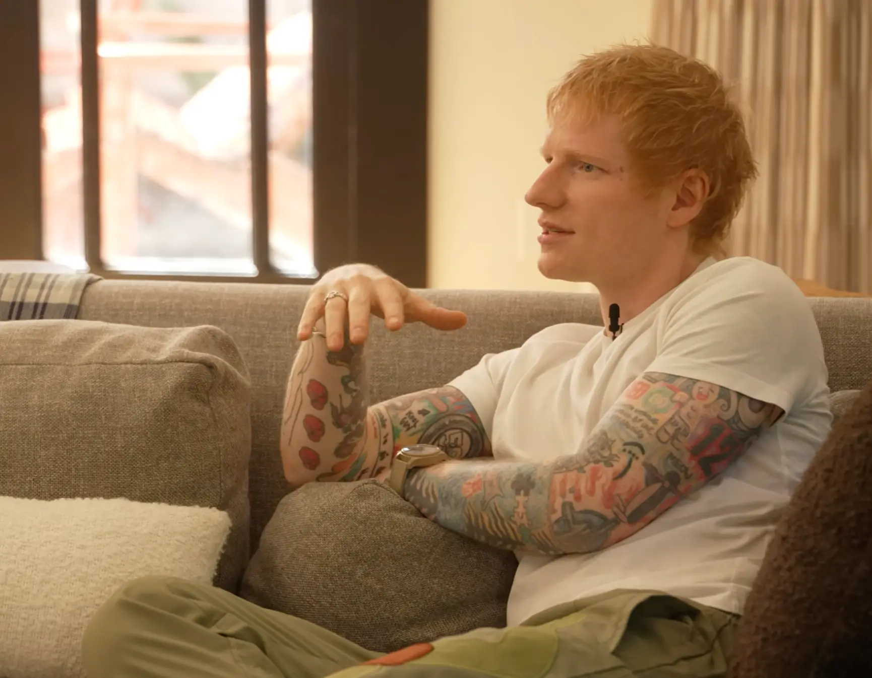 Ed Sheeran appeared on the episode a special guest (YouTube/@friendskeepsecrets)