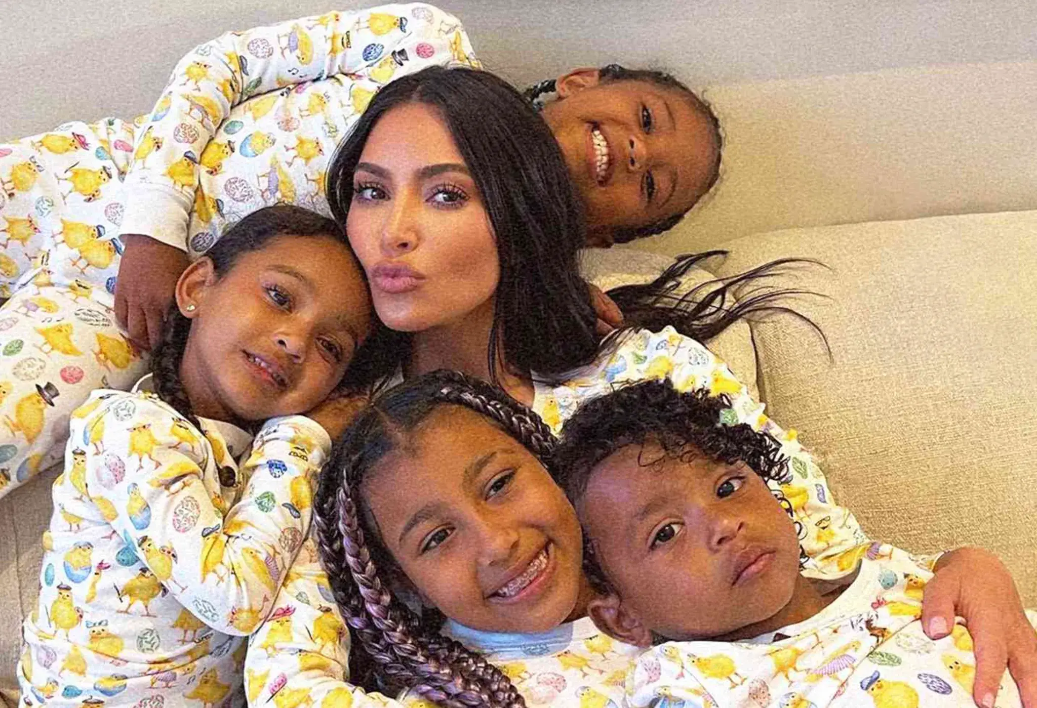 Kim Kardashain has admitted to feeling like a single parent (Instagram/Kim Kardashian)