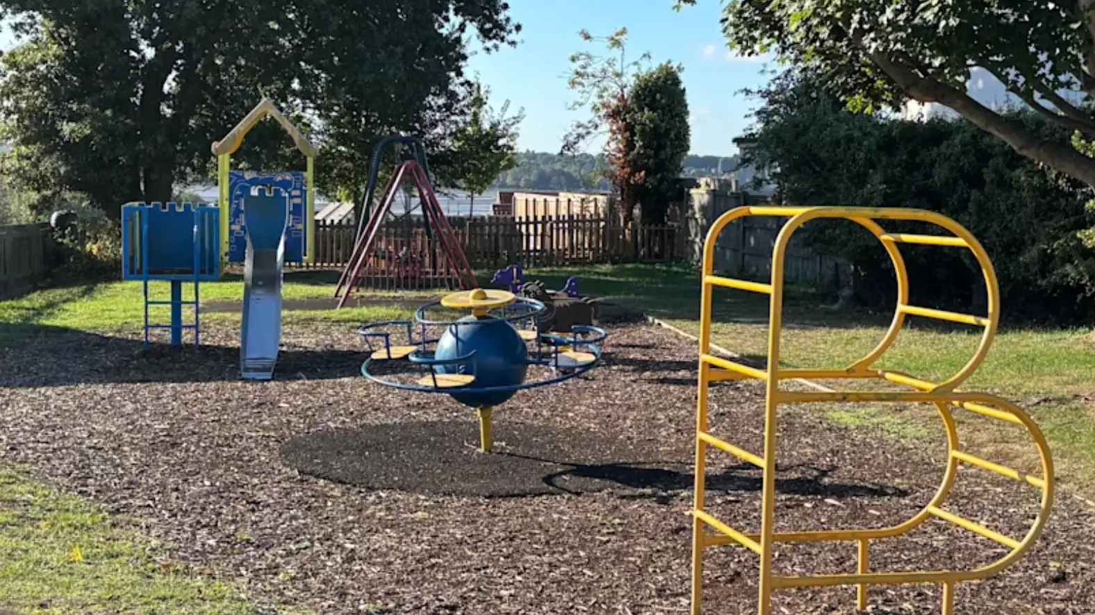 The toddler disappeared from a playground in Merriam Close, Brantham, near Manningtree (ITV News Anglia)