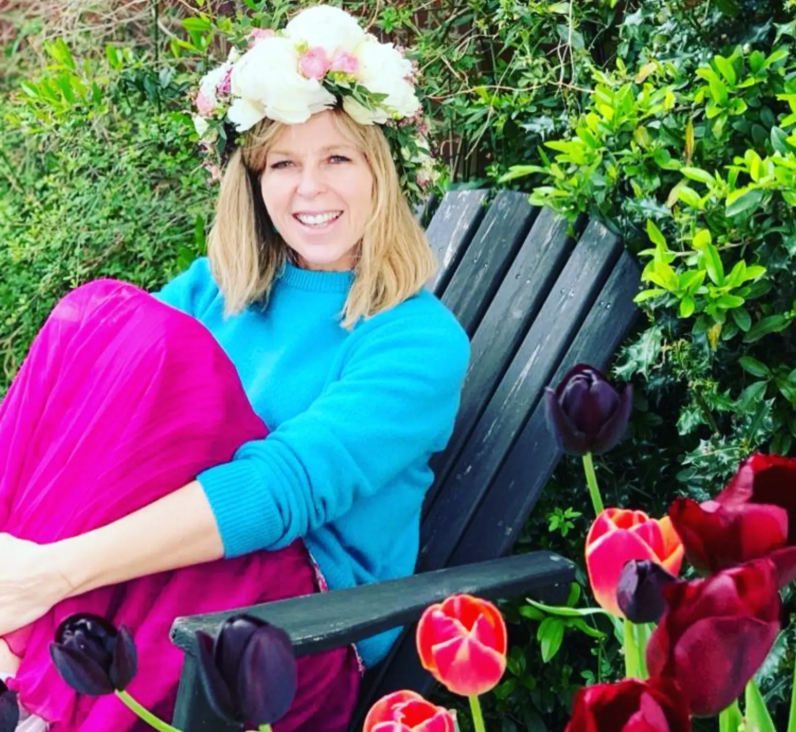 Kate gives regular updates on her husband's health.