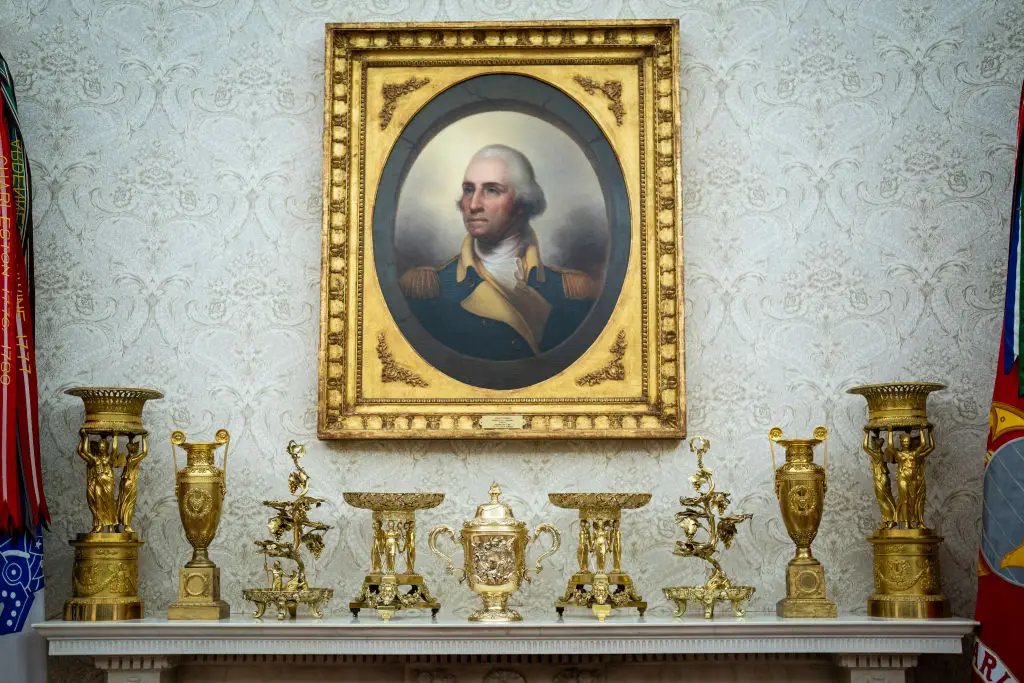 Trump has introduced plenty of gold decor (Jabin Botsford/The Washington Post via Getty Images)